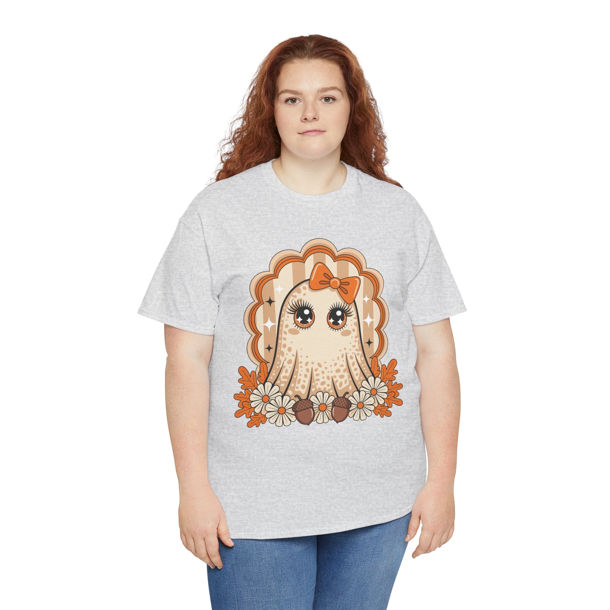 Ghost and Daisies Unisex Cotten Tee