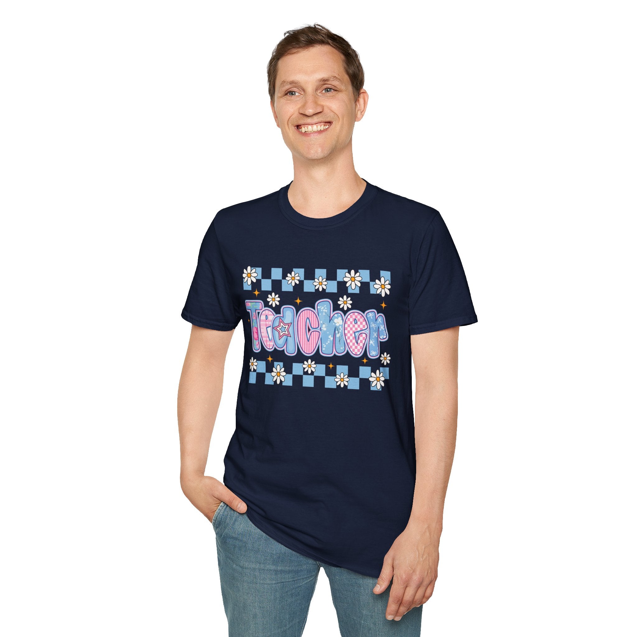 Teacher Vibes Unisex Softstyle T-Shirt