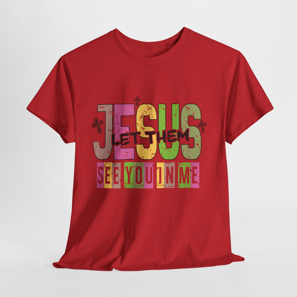 Jesus ‘See You In Me’ Distressed Pastel Unisex Cotton T-Shirt