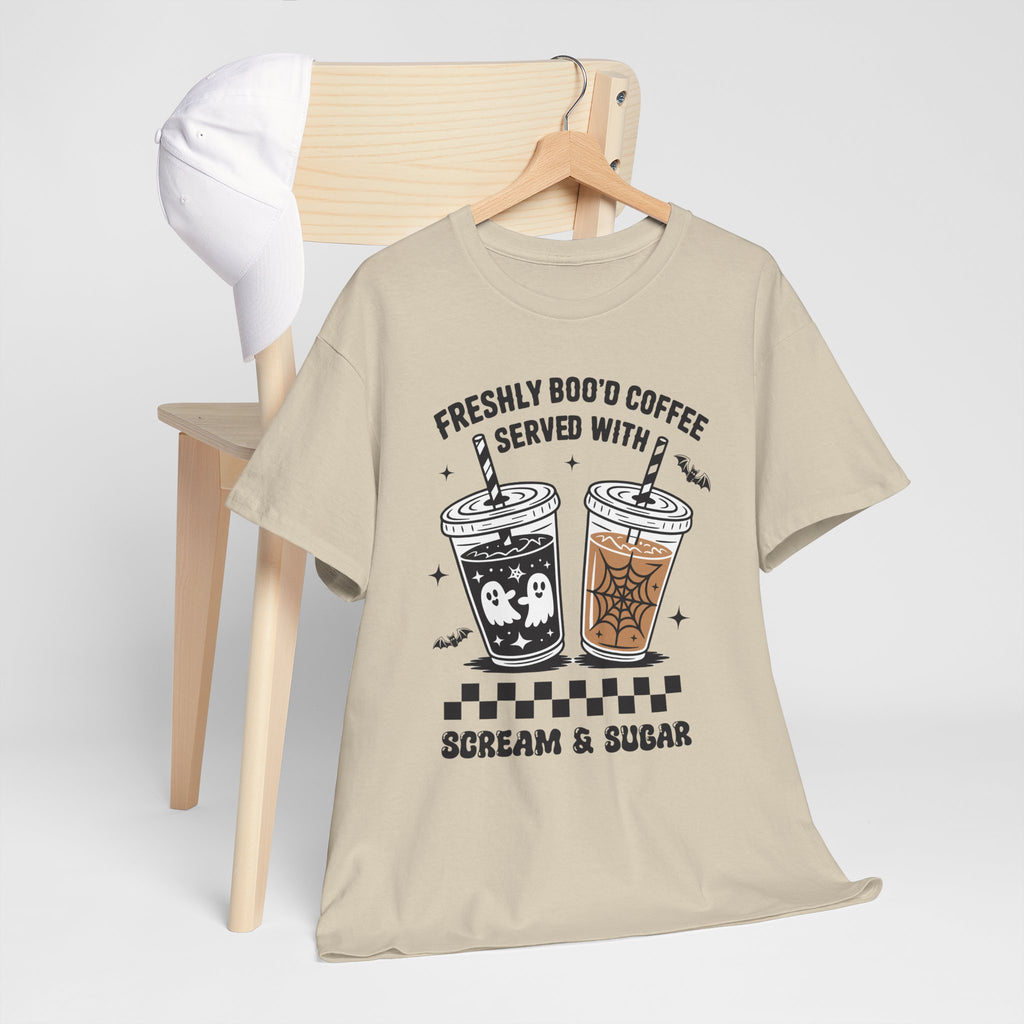 Halloween Iced Coffee Unisex Cotton Tee