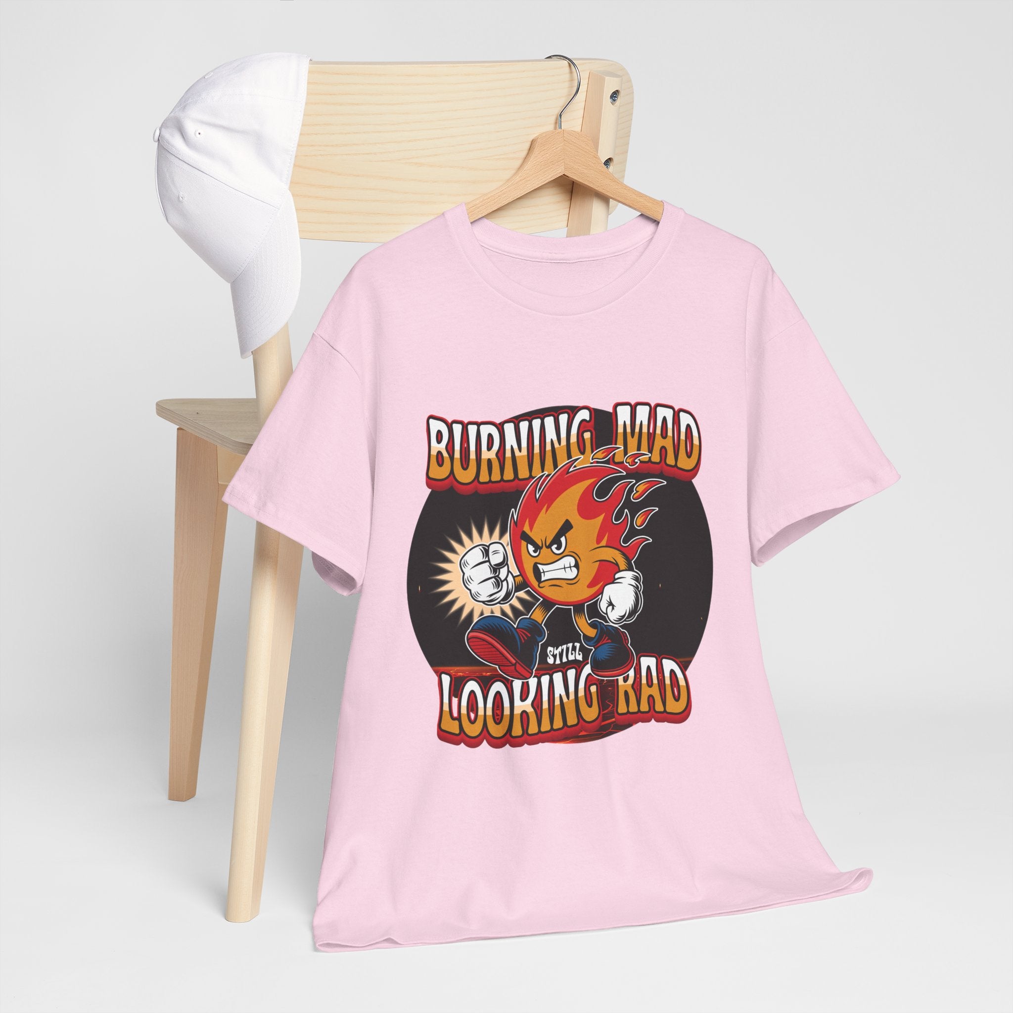 Burning Mad Looking Rad Unisex Tee