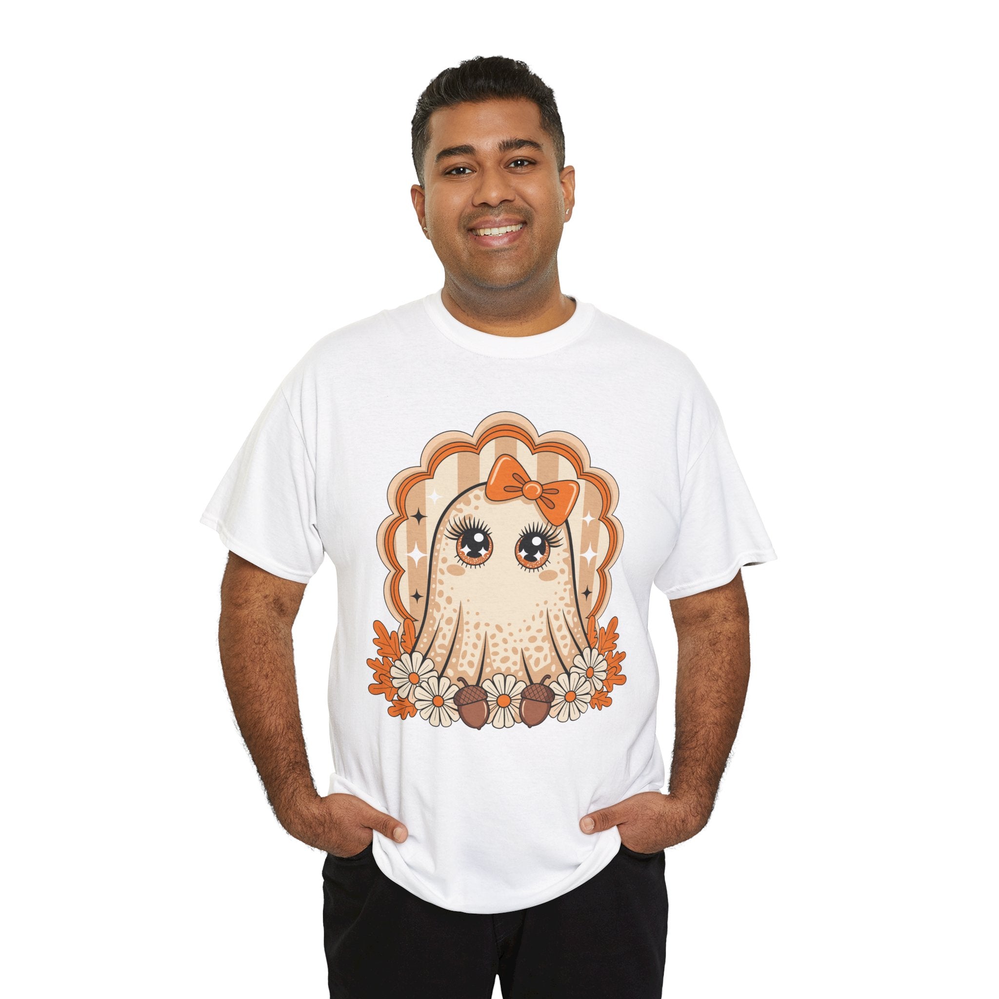 Ghost and Daisies Unisex Cotten Tee