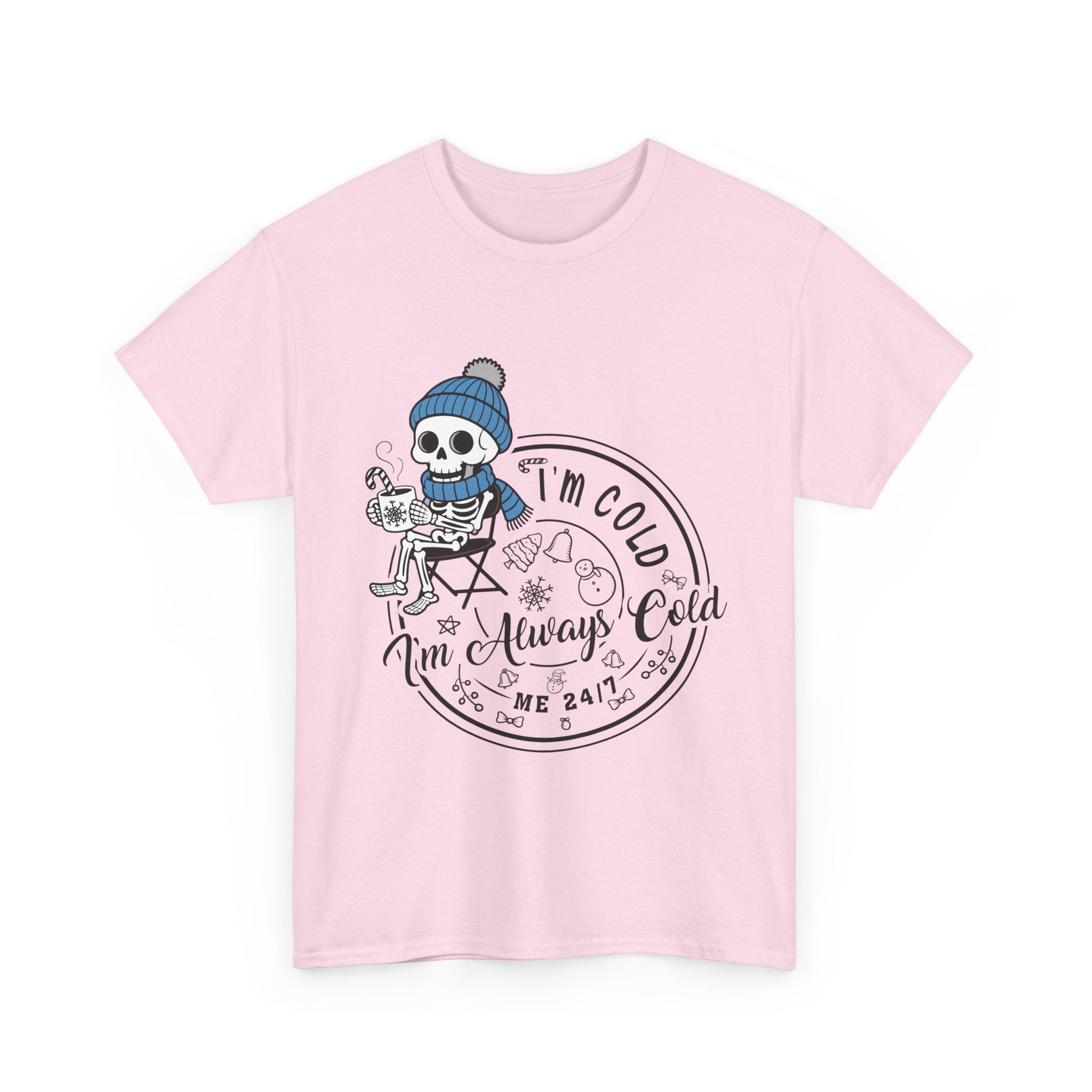 Cozy Skeleton Unisex Cotton Tee