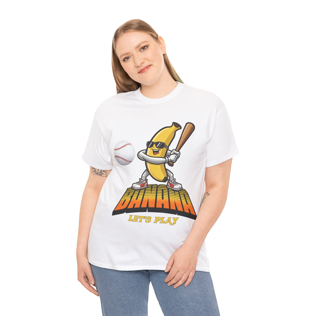 Banana Playing Baseball Tee