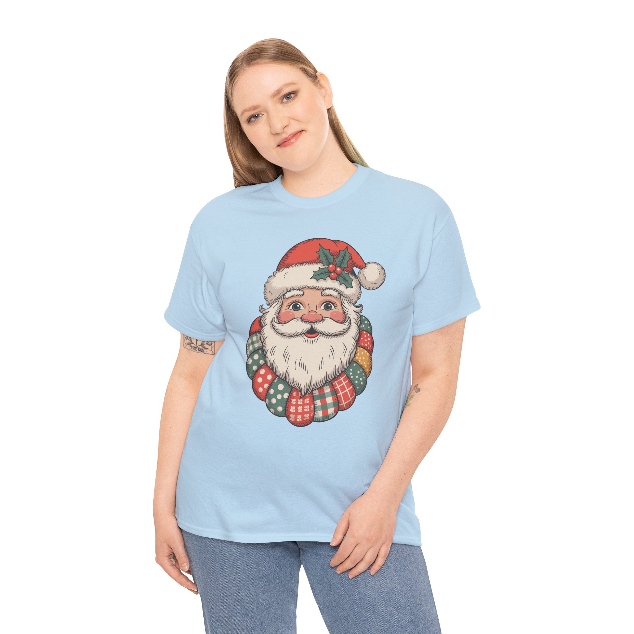 Vintage Santa Unisex Cotton Tee
