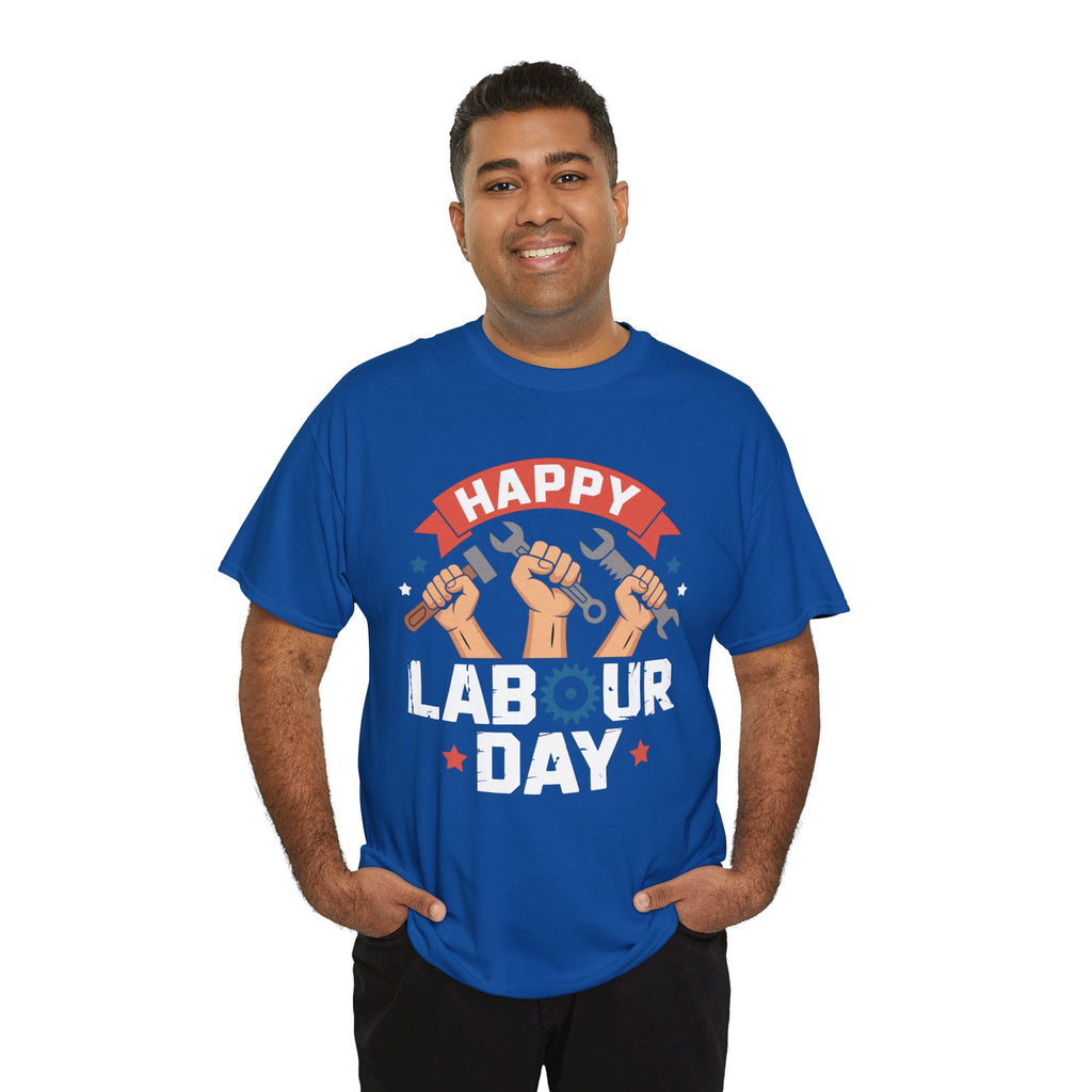 Happy US Labour Day Unisex Heavy Cotton T-Shirt