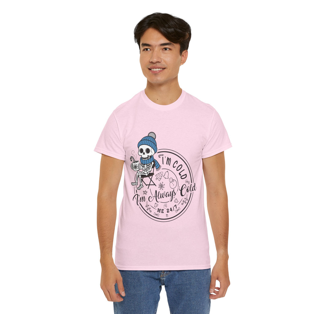 Cozy Skeleton Unisex Cotton Tee