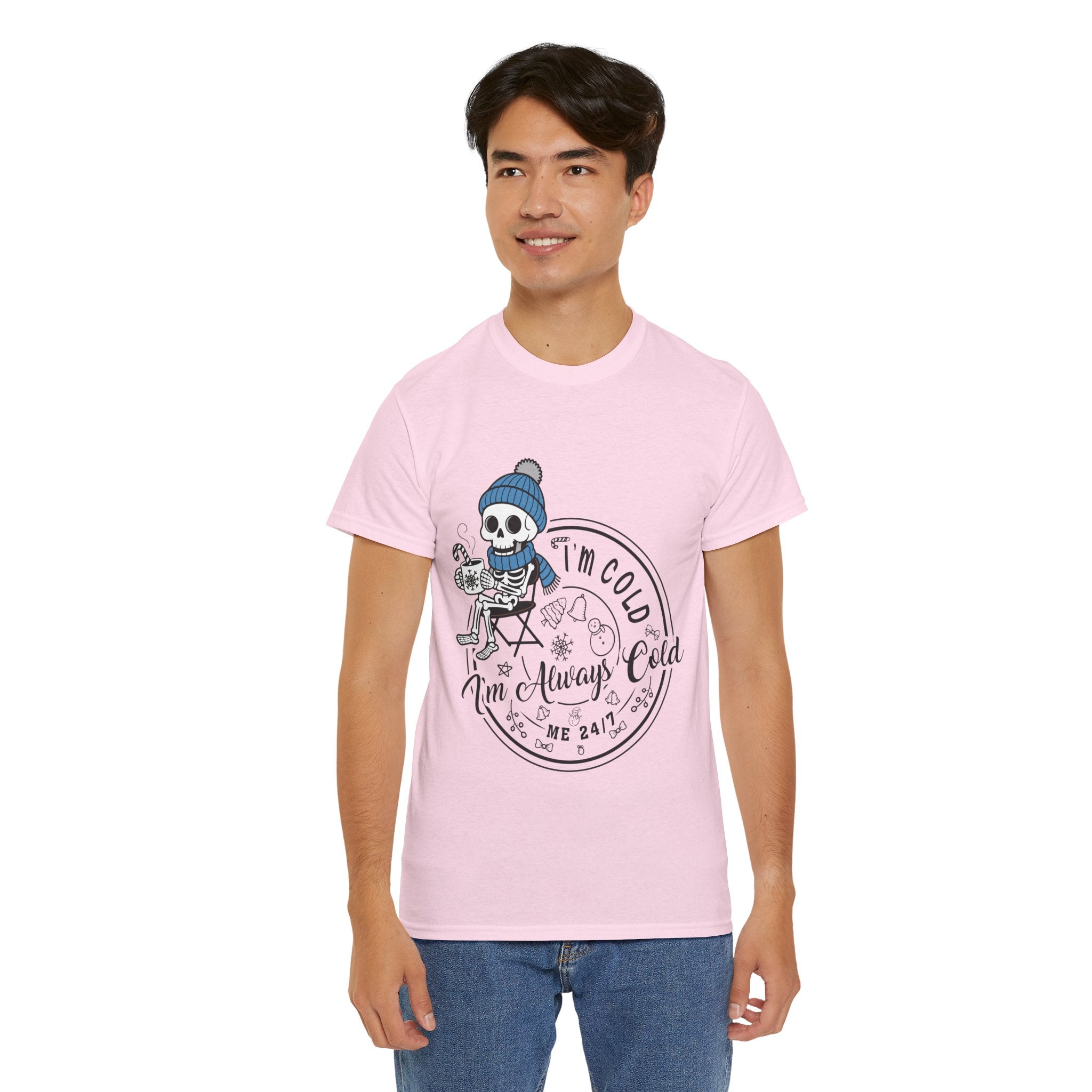 Cozy Skeleton Unisex Cotton Tee