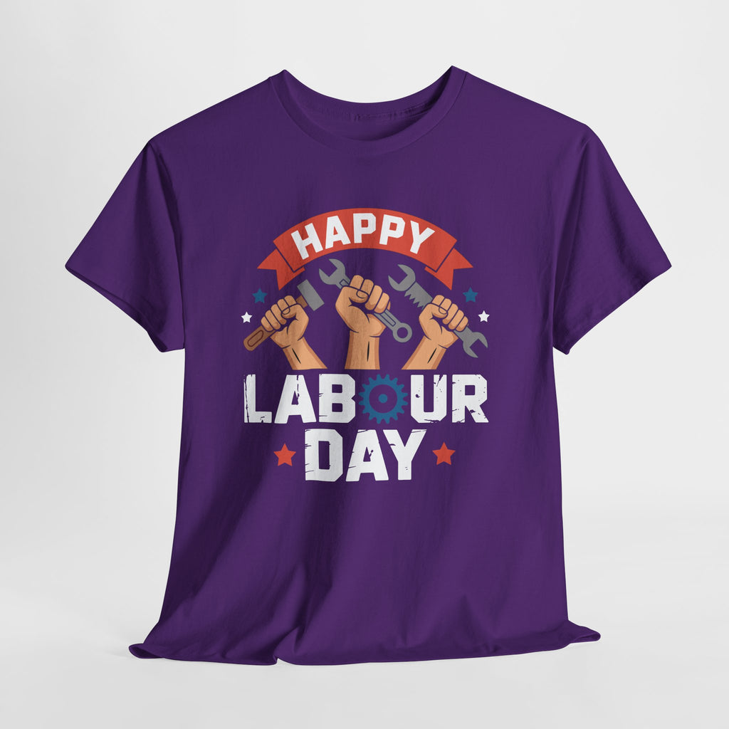 Happy US Labour Day Unisex Heavy Cotton T-Shirt
