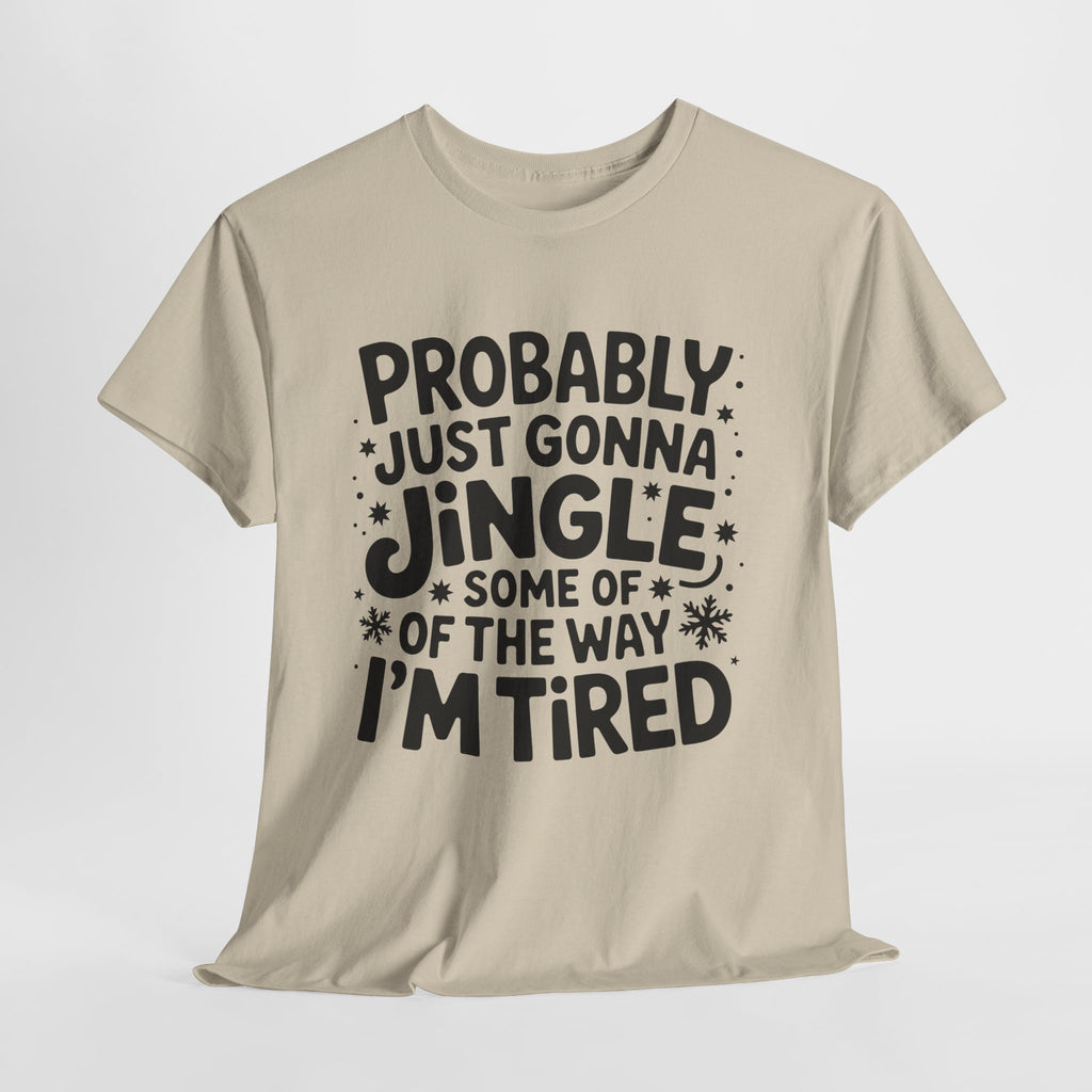 Black & White Minimalist Script Yes, I'm Always Cold Unisex Cotton Tee