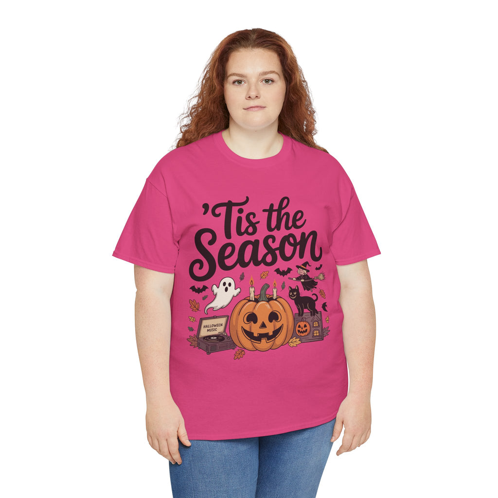 Holiday Season Unisex Cotton T-Shirt - Tis the Season Design