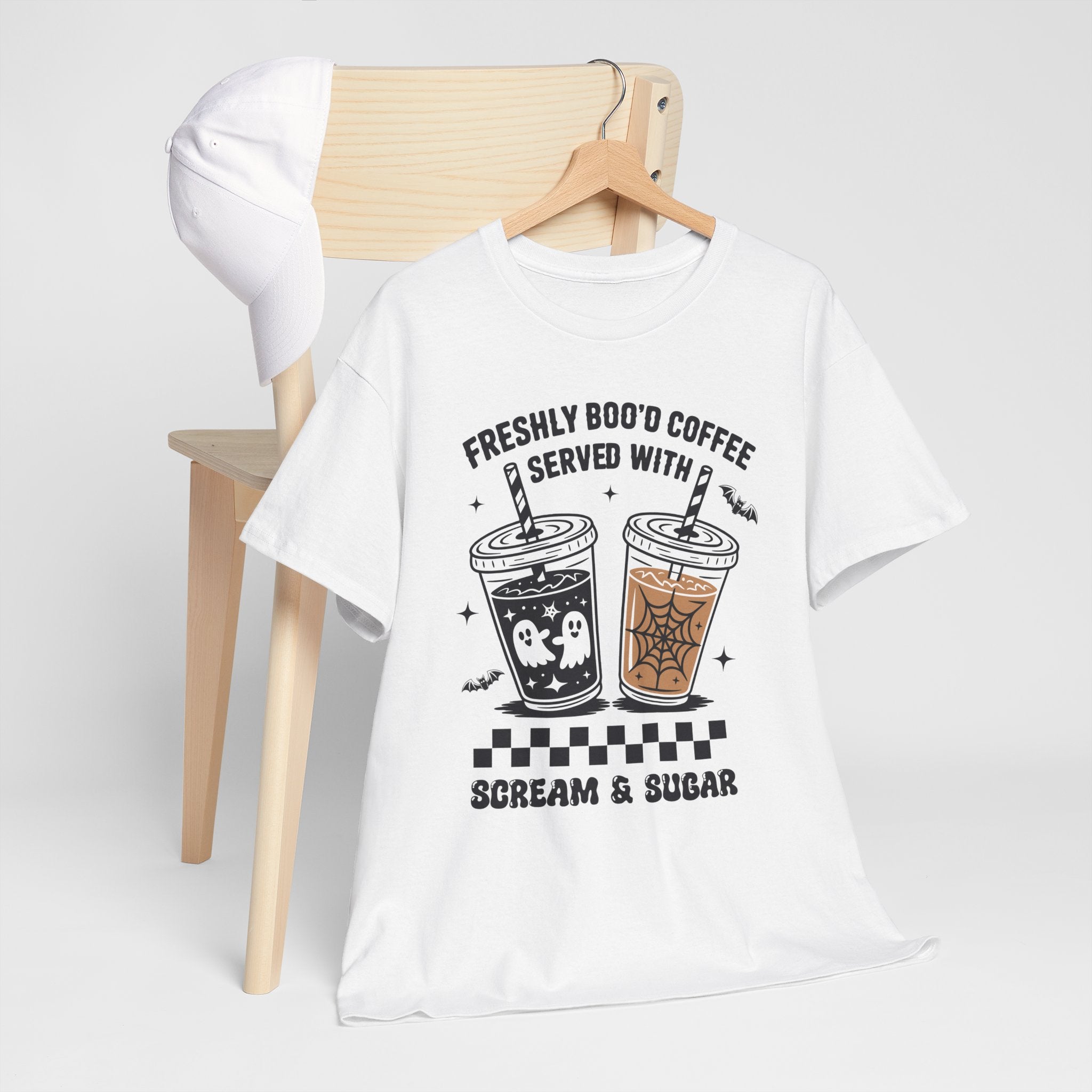 Halloween Iced Coffee Unisex Cotton Tee