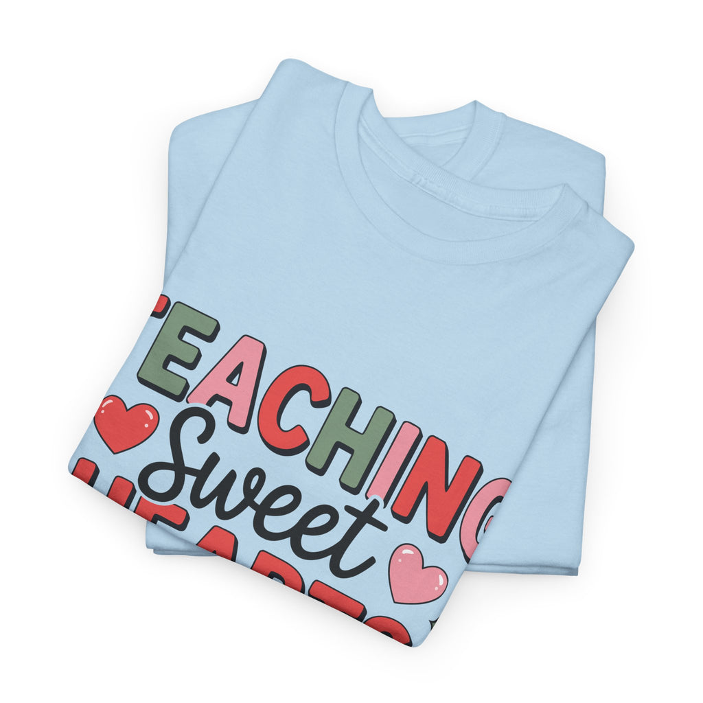 Teaching Sweet Hearts Valentine Teacher Unisex Cotton T-Shirt