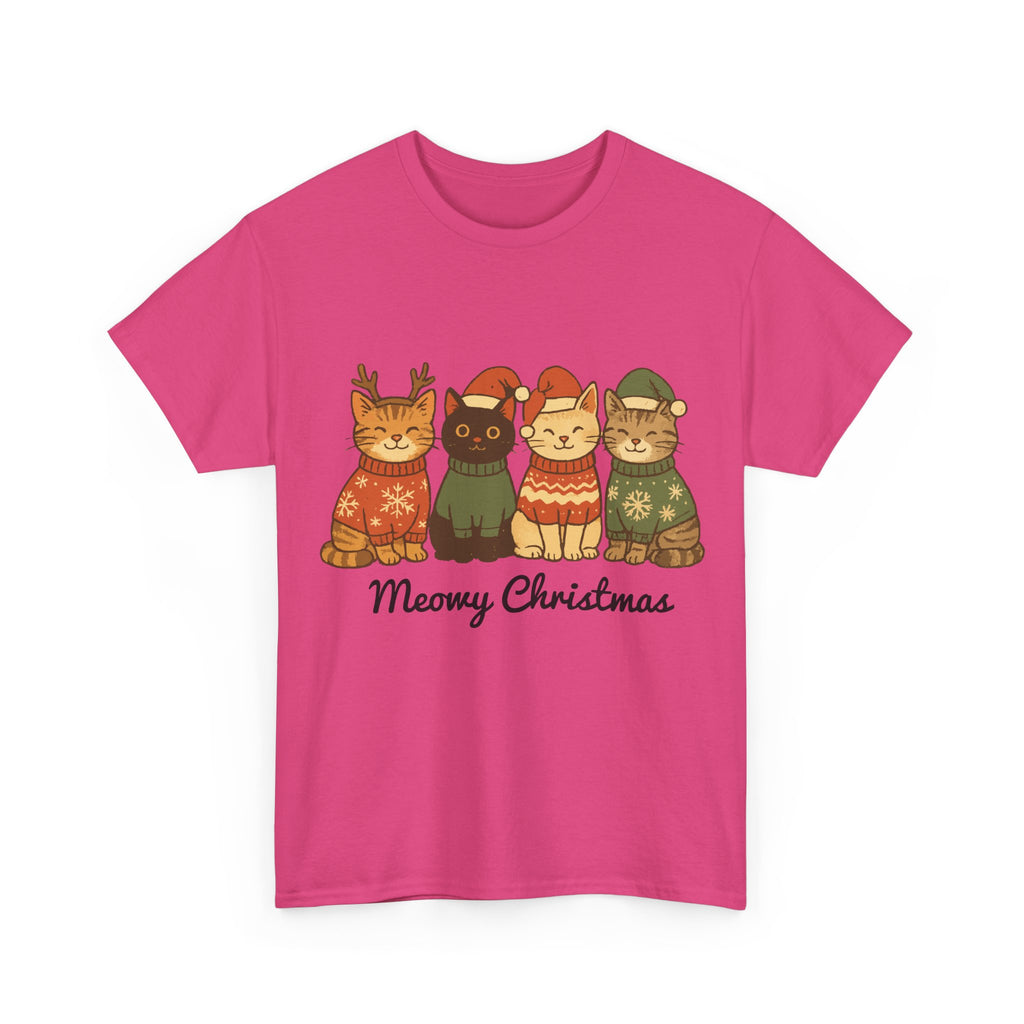 Christmas Cats Unisex Cotton Tee