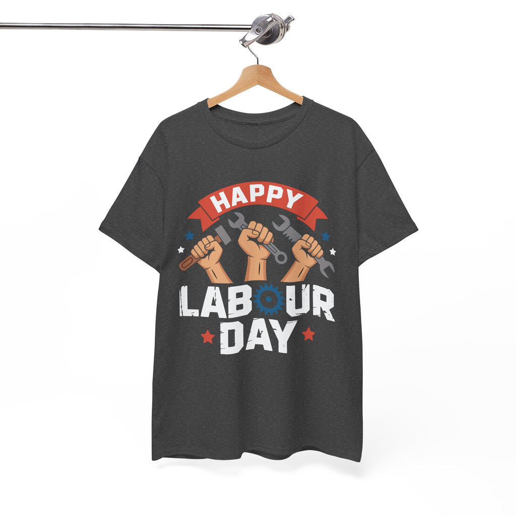 Happy US Labour Day Unisex Heavy Cotton T-Shirt