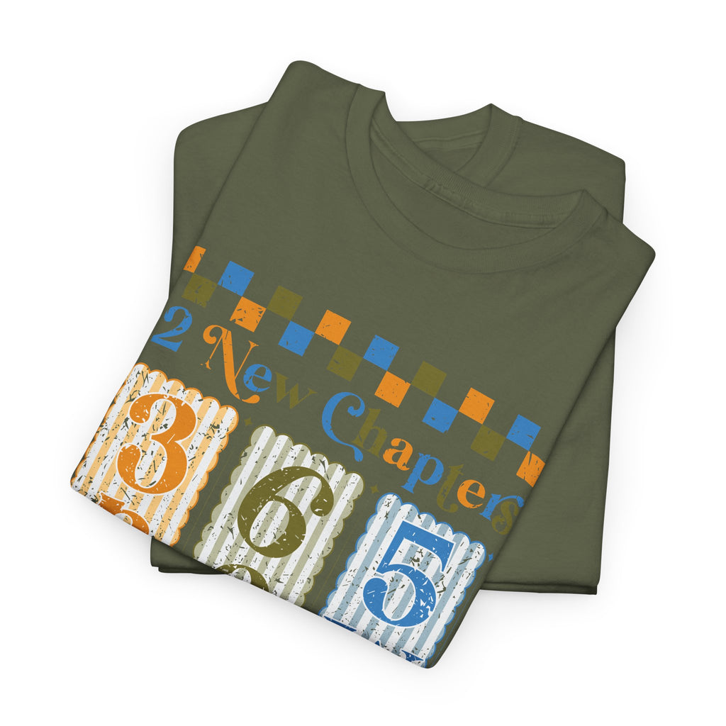 12 New Chapters 365 New Chances Vintage Tee — Fresh Start Inspirational Unisex Cotton Tee