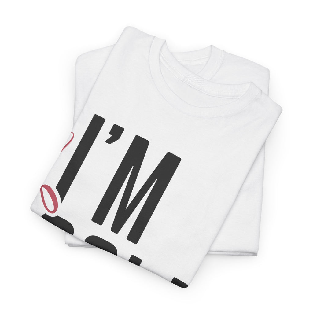 Pink Script Minimalist Unisex Cotton Tee