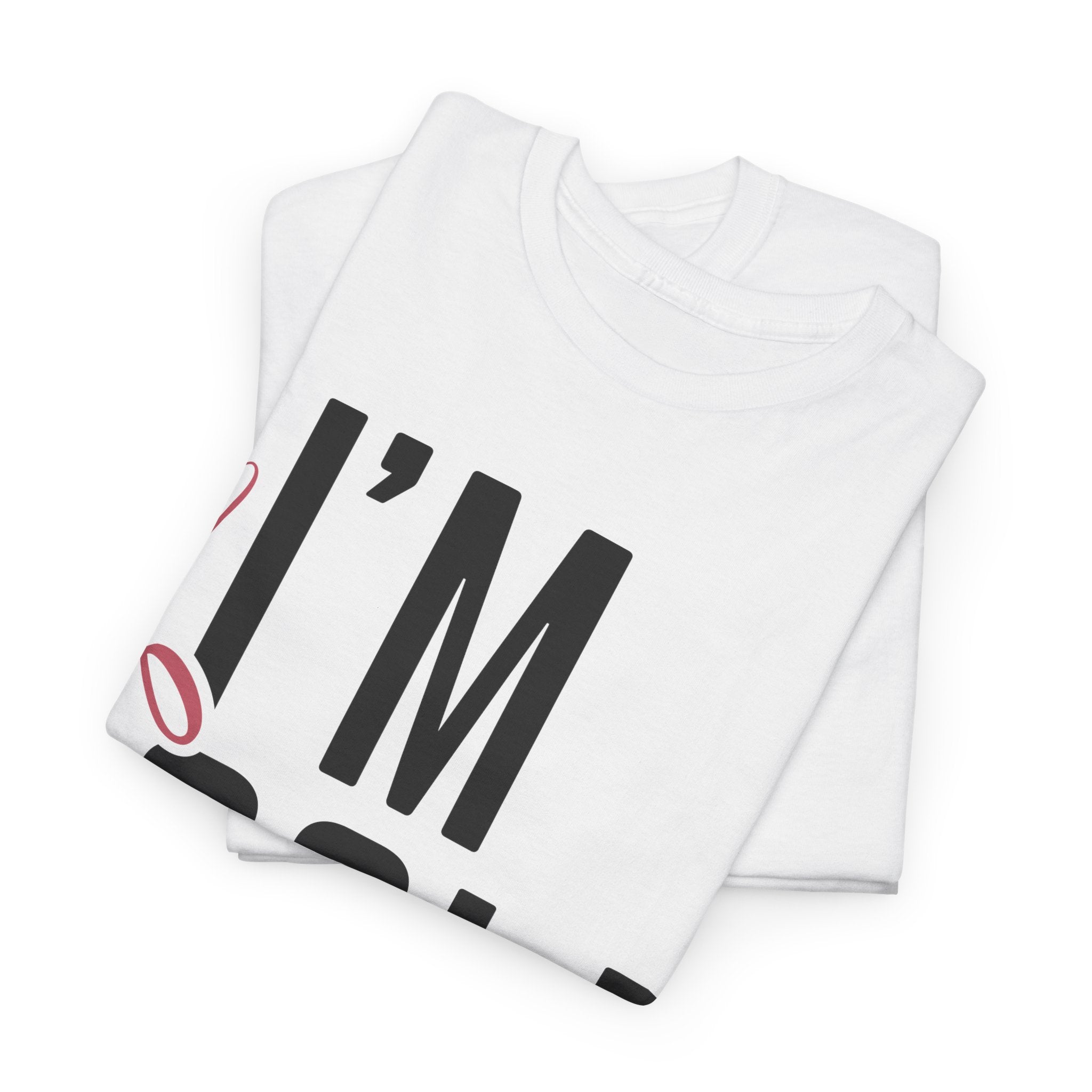 Pink Script Minimalist Unisex Cotton Tee