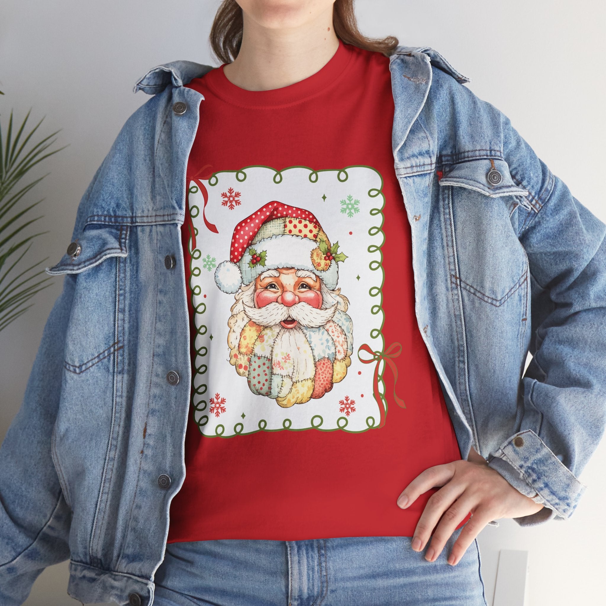 Santa Vintage Unisex Cotton Tee