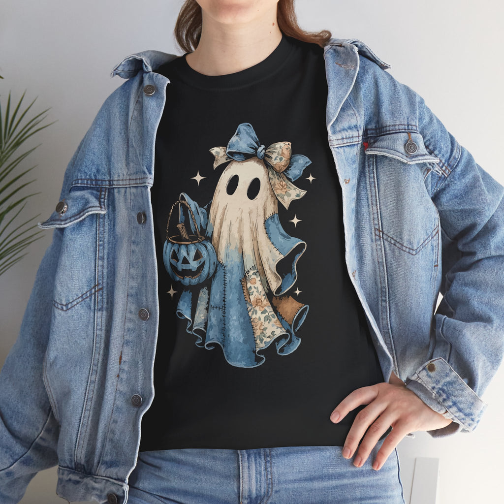 Ghost Halloween Unisex Cotton Tee