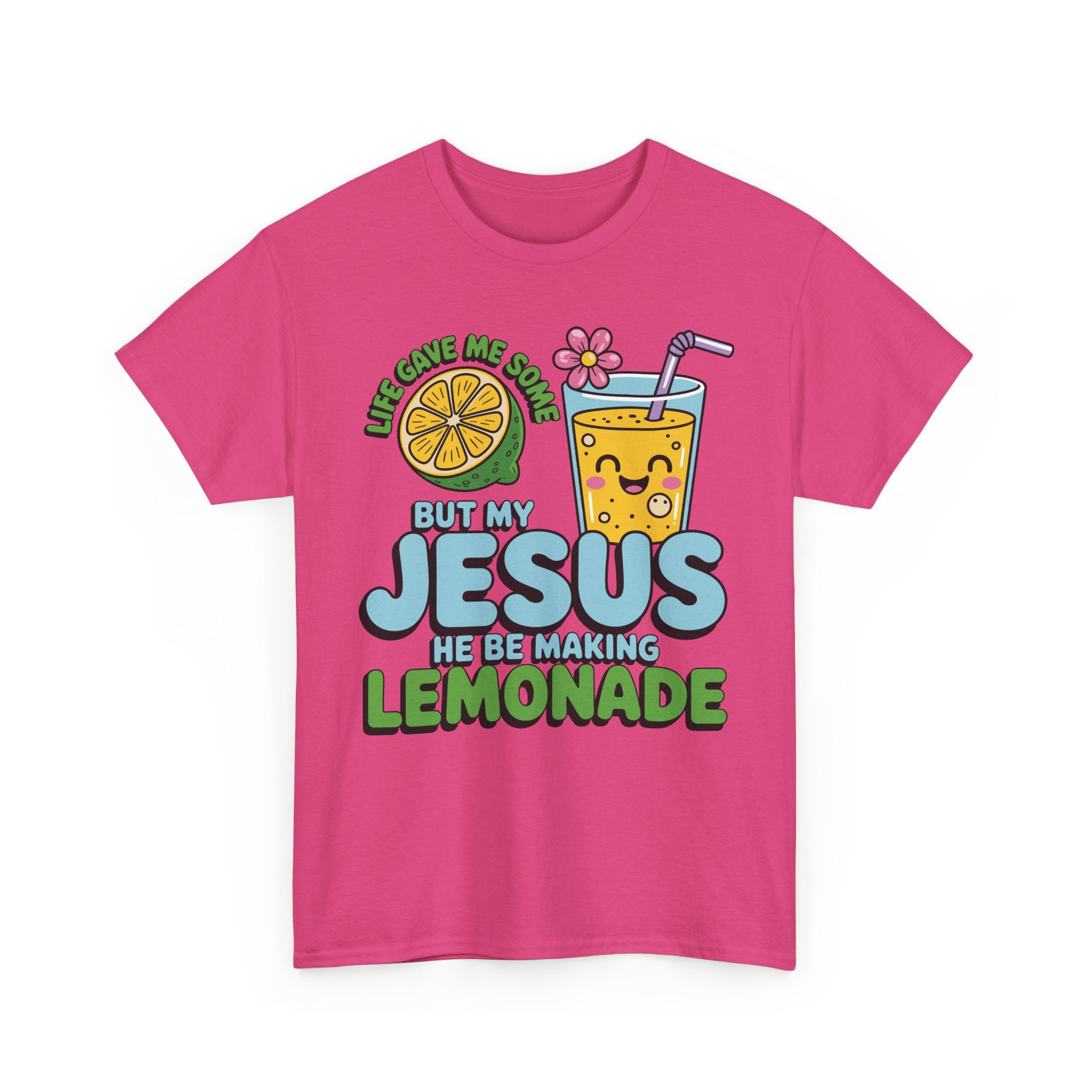 Christian Lemonade T‑Shirt — "Life Gave Me Some Lemons, My Jesus Makes Lemonade"Unisex Cotton Tee