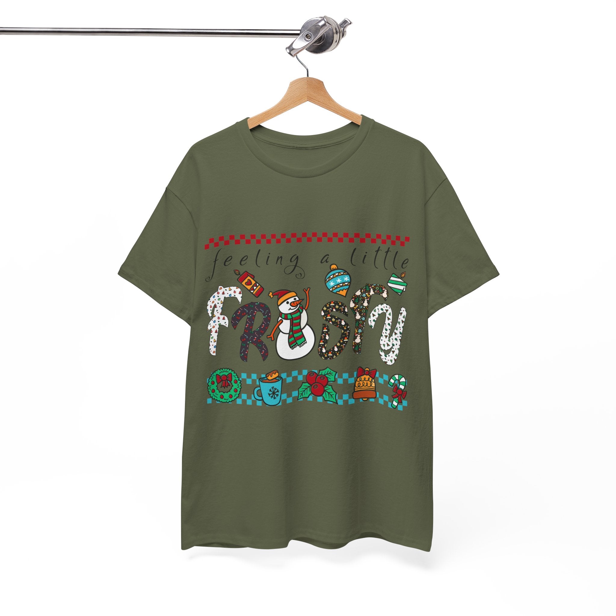 Christmas Frosty Unisex Cotton Tee