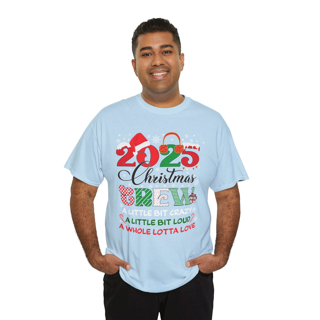 Christmas Crew 2025 Unisex Cotton Tee