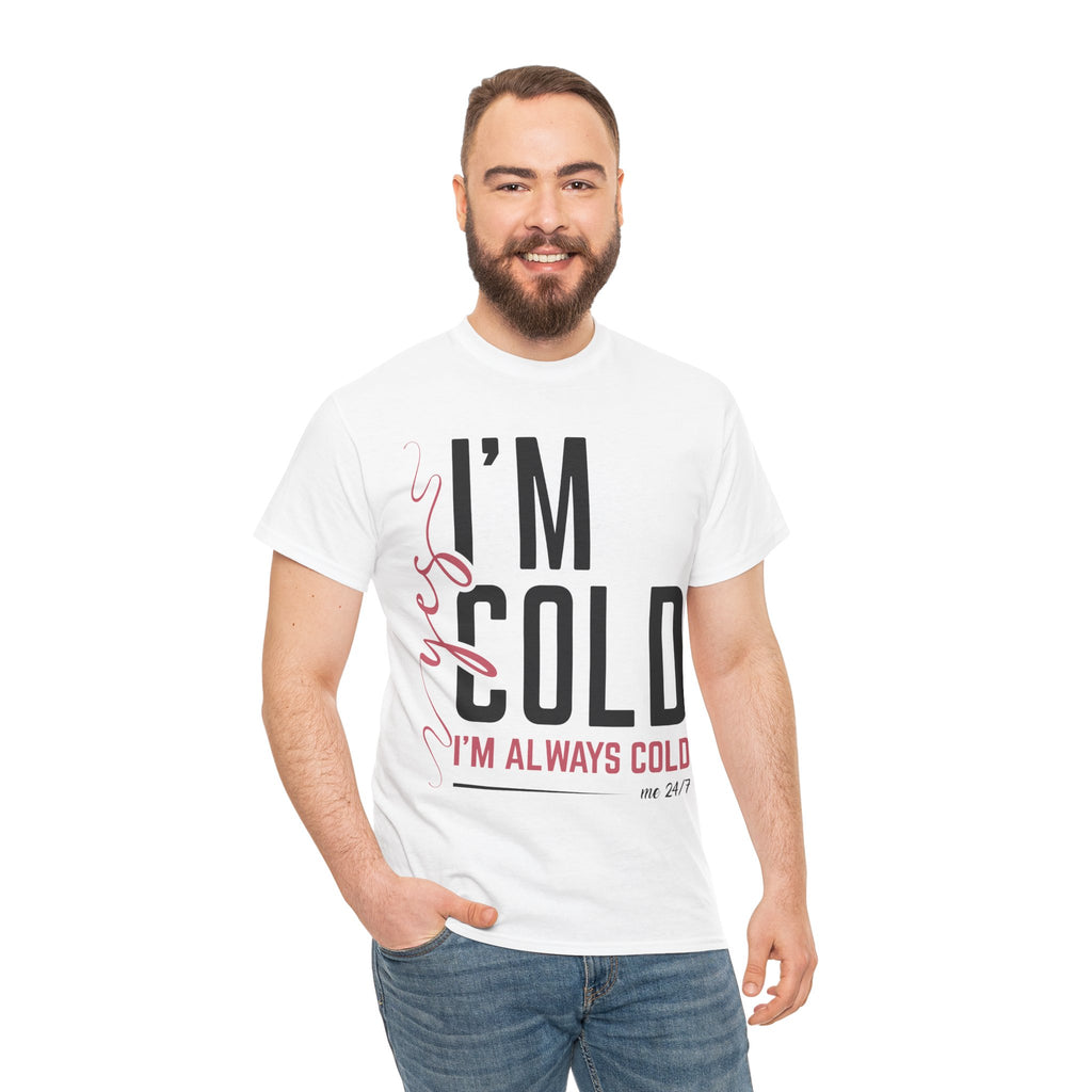 Pink Script Minimalist Unisex Cotton Tee