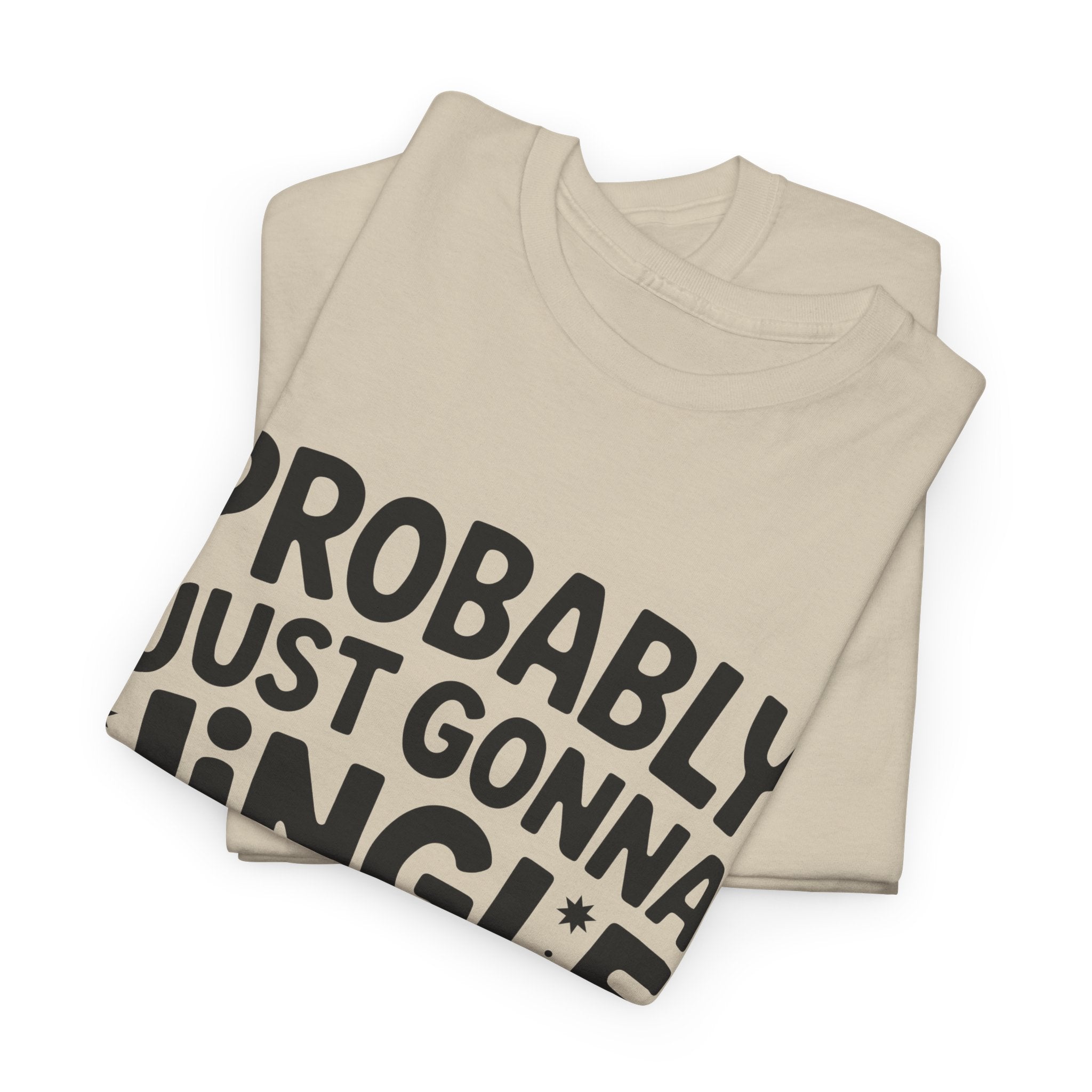 Black & White Minimalist Script Yes, I'm Always Cold Unisex Cotton Tee