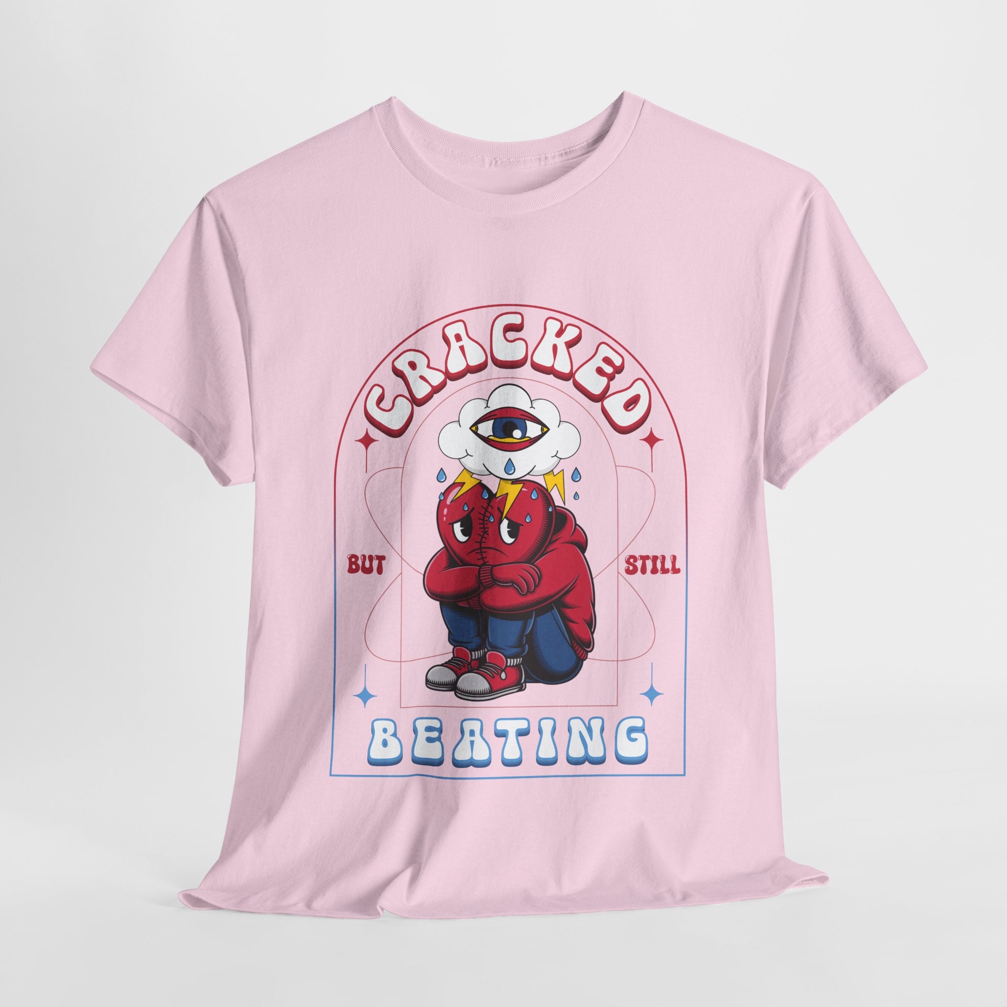 Cracked but still beating Tee