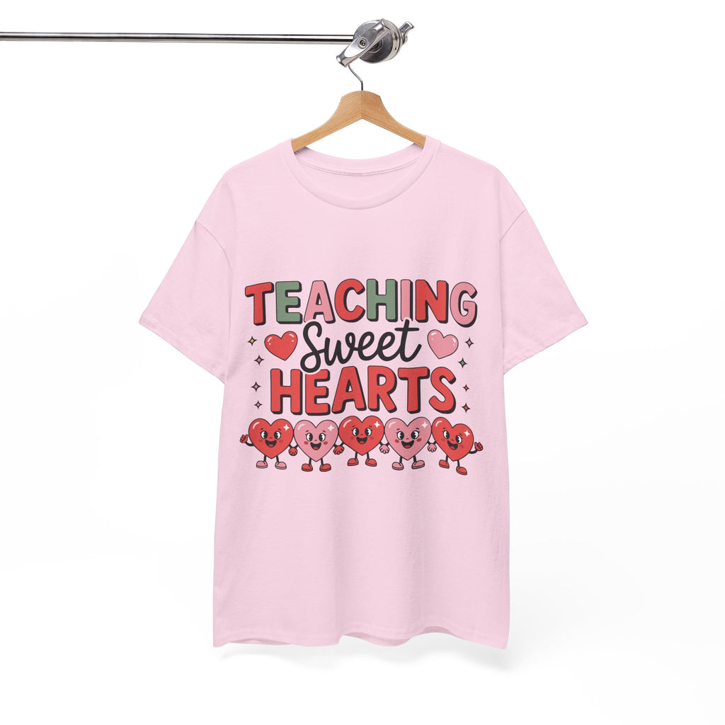 Teaching Sweet Hearts Valentine Teacher Unisex Cotton T-Shirt