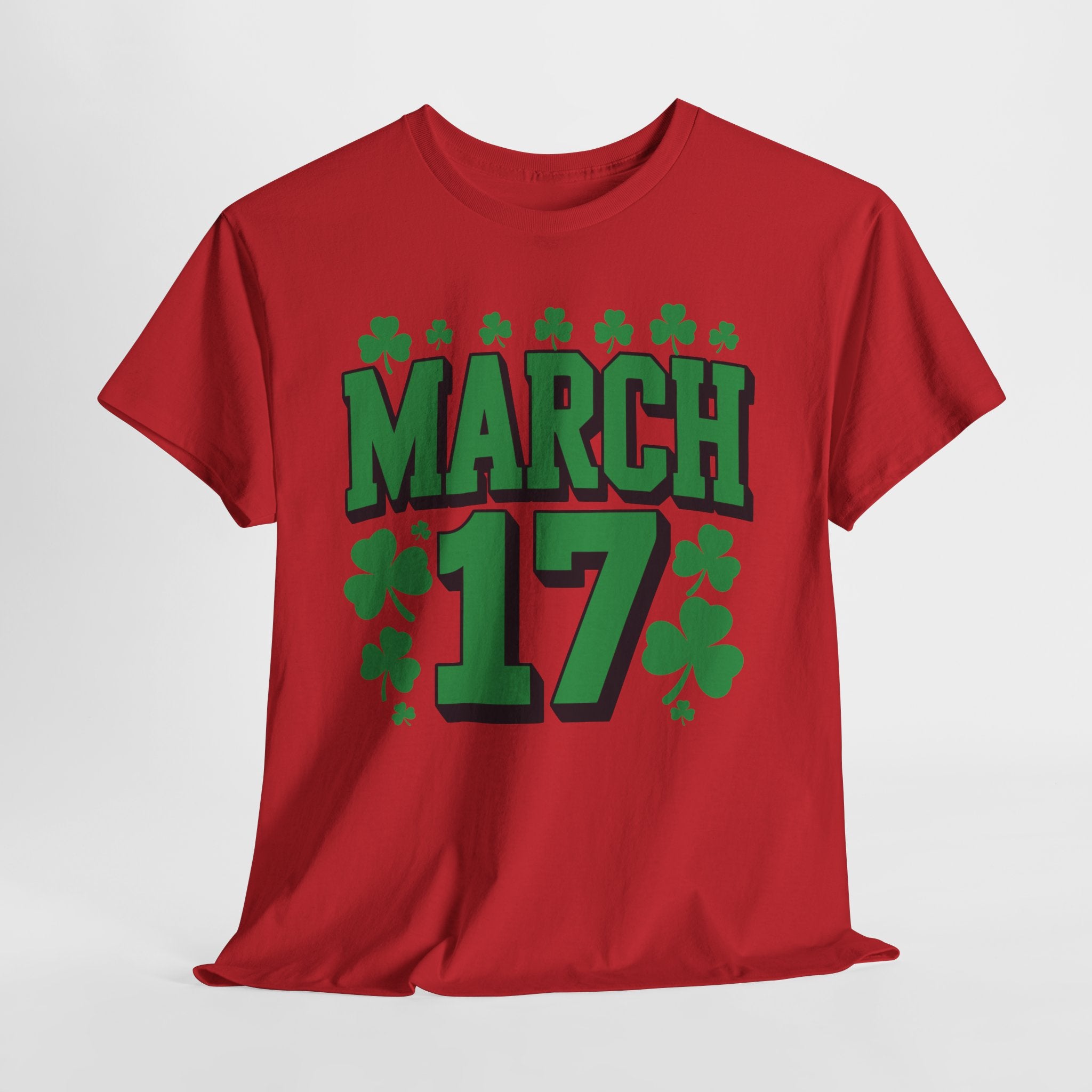St. Patrick’s Day March 17 Shamrock Unisex Cotton T‑Shirt