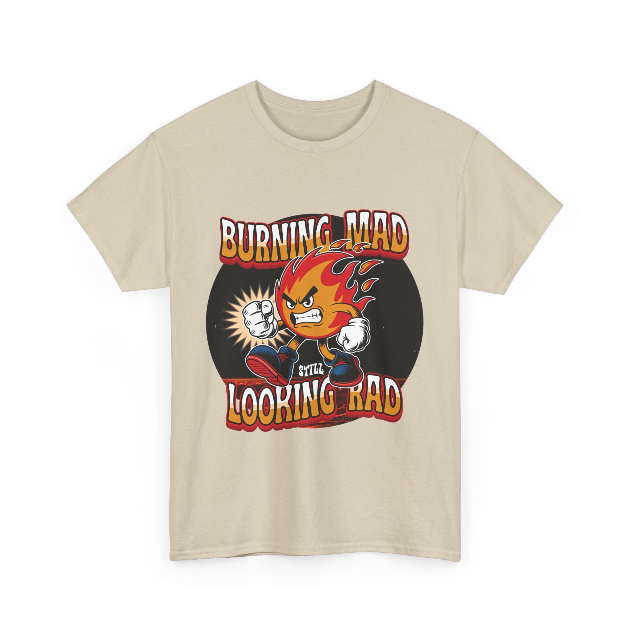 Burning Mad Looking Rad Unisex Tee