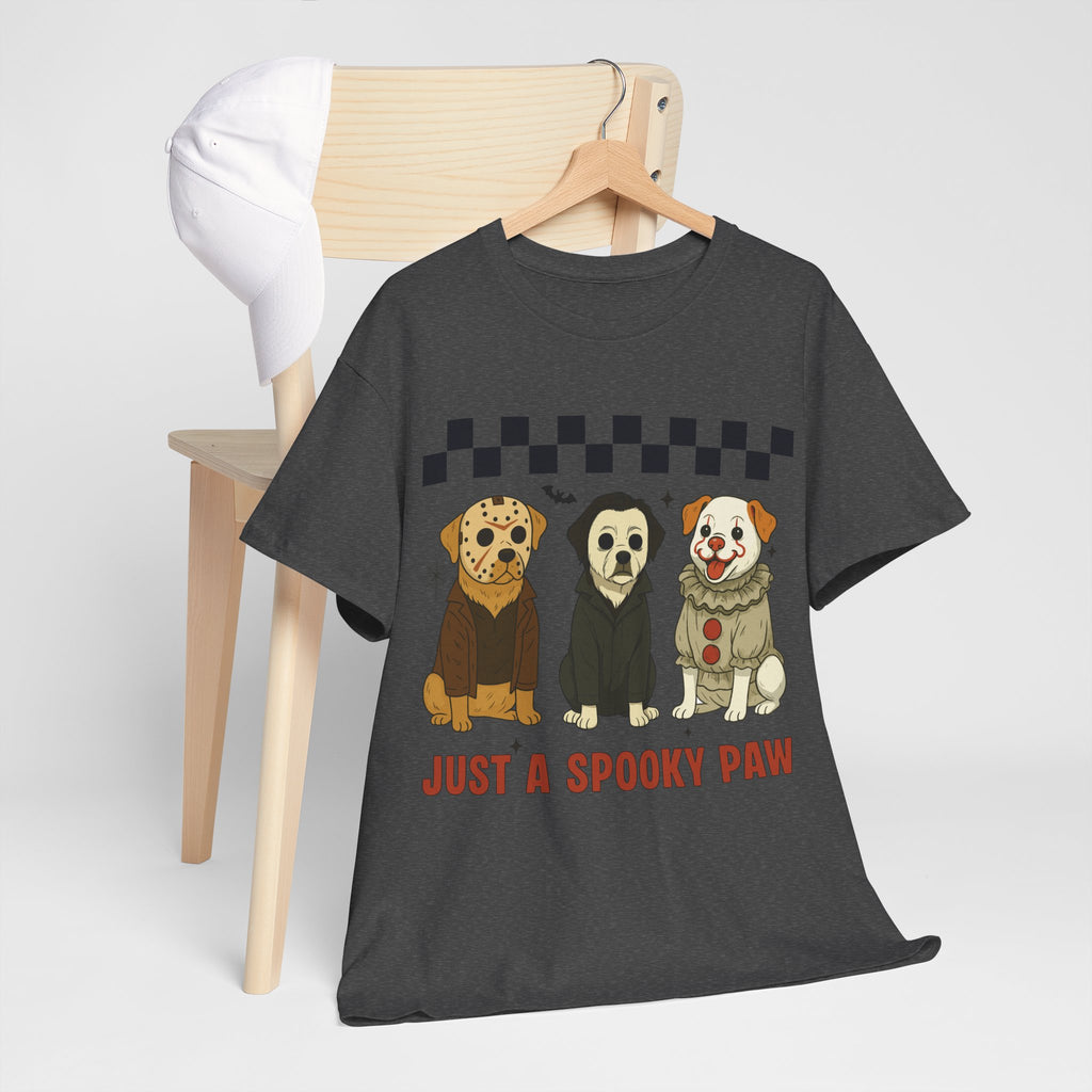 Halloween "Just A Spooky Paw" Unisex Cotton Tee