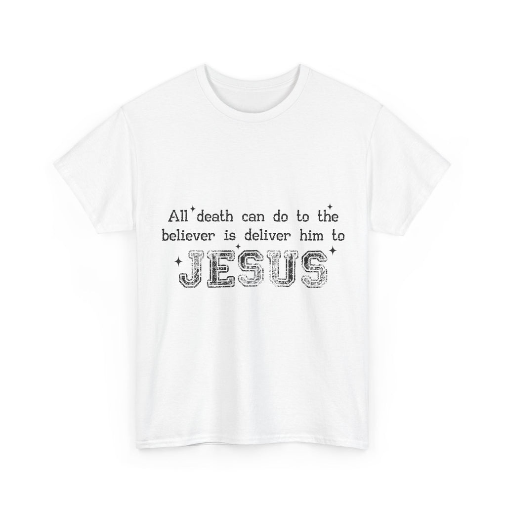 Minimalist Black Typographic Unisex Cotton Tee