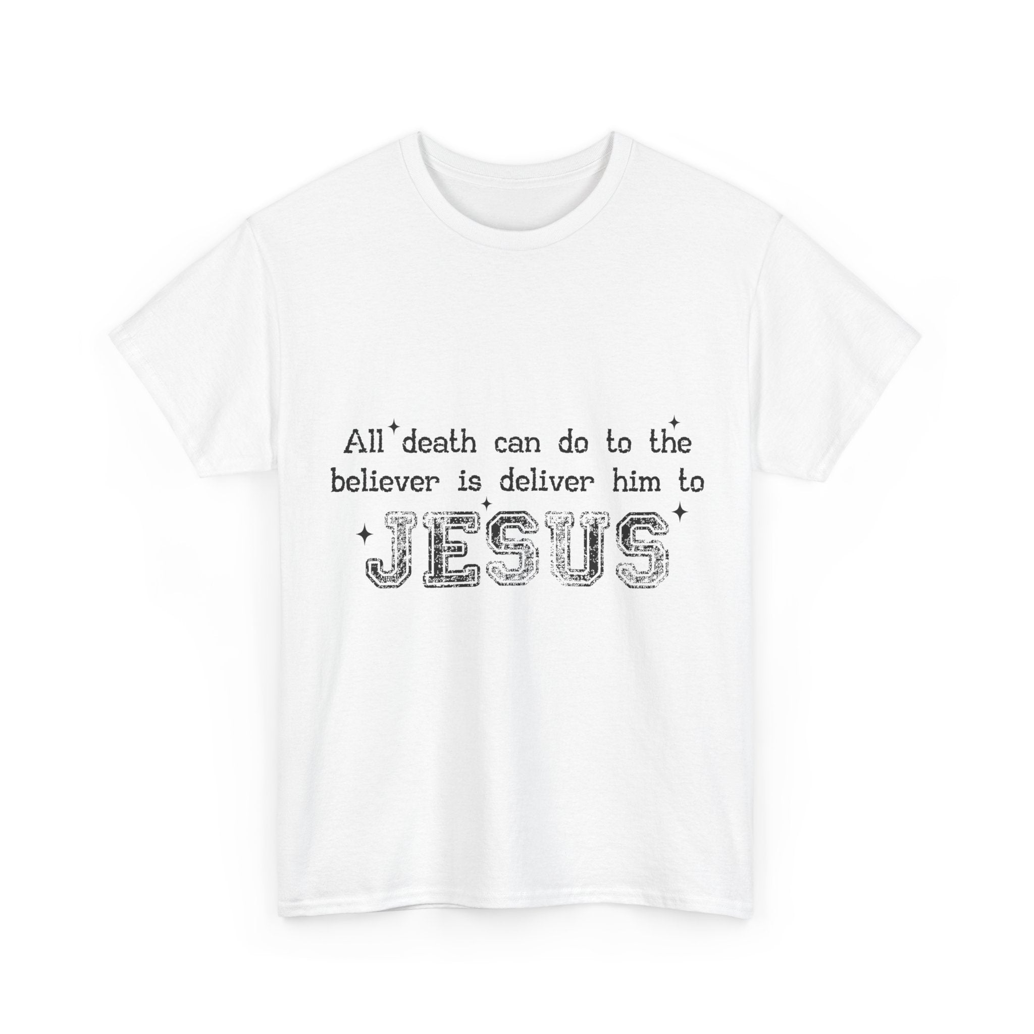 Minimalist Black Typographic Unisex Cotton Tee