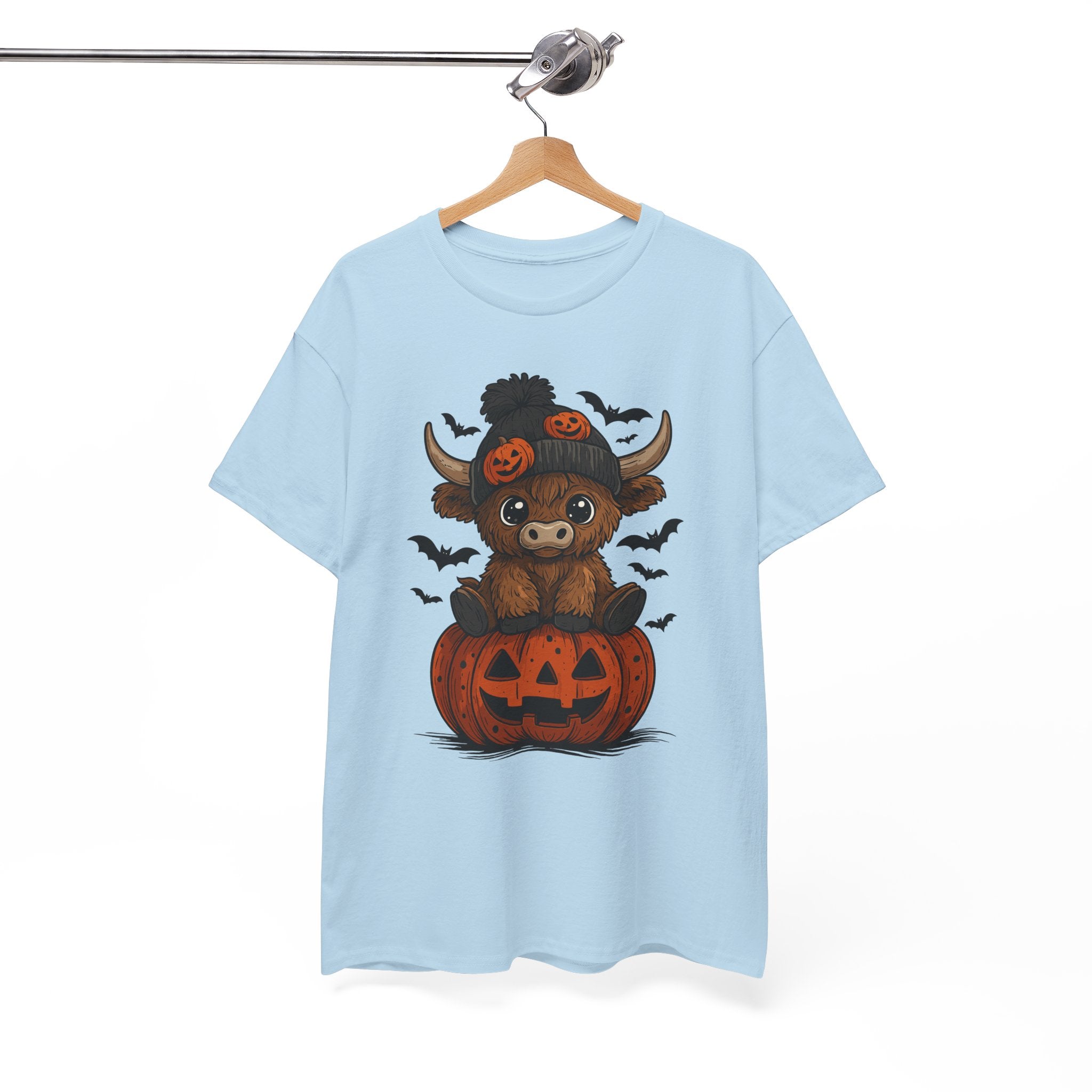 Halloween Cow Unisex Cotton Tshirt