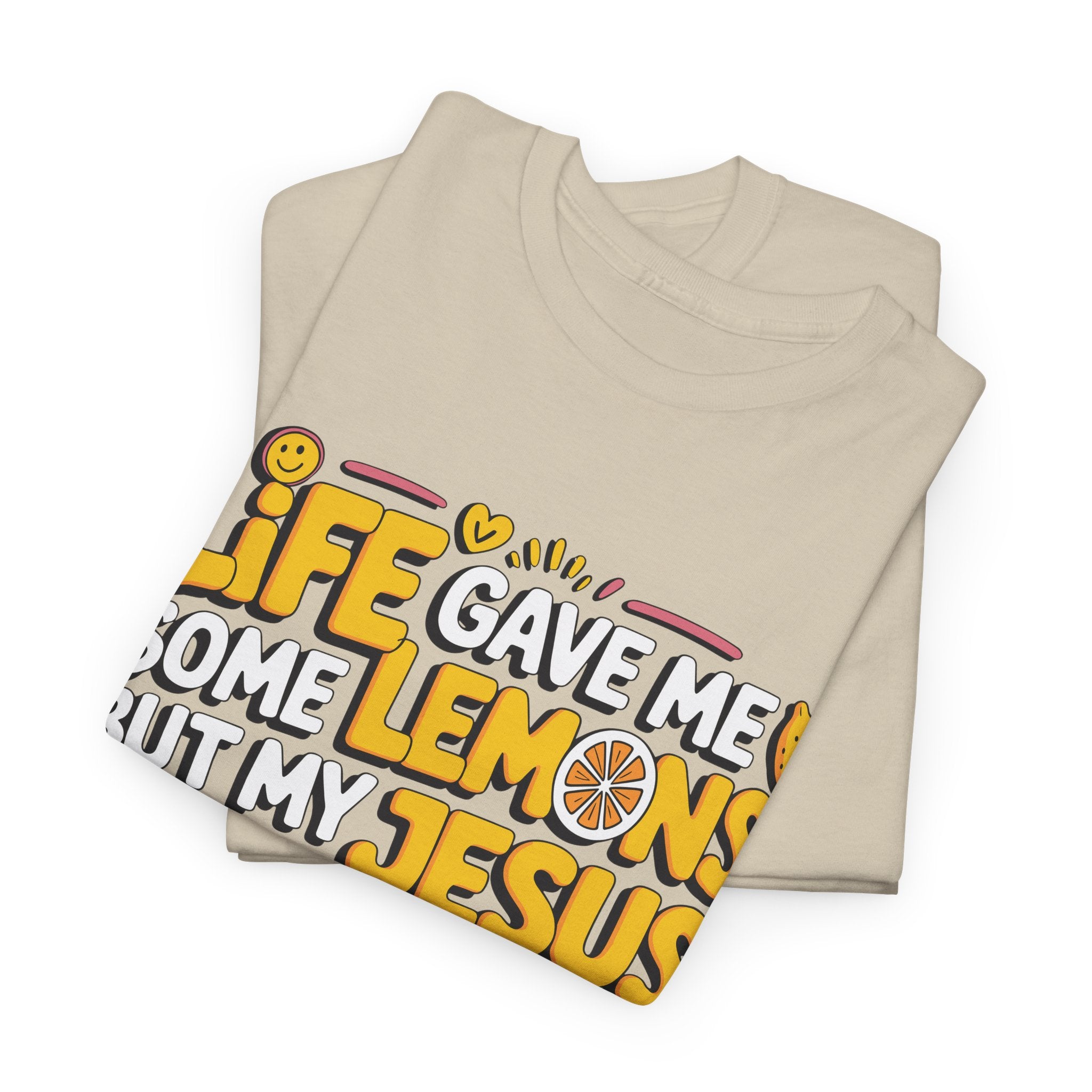 Christian Lemonade T-Shirt — “Life gave me some lemons but my Jesus he be makin’ lemonade”Unisex Cotton Tee