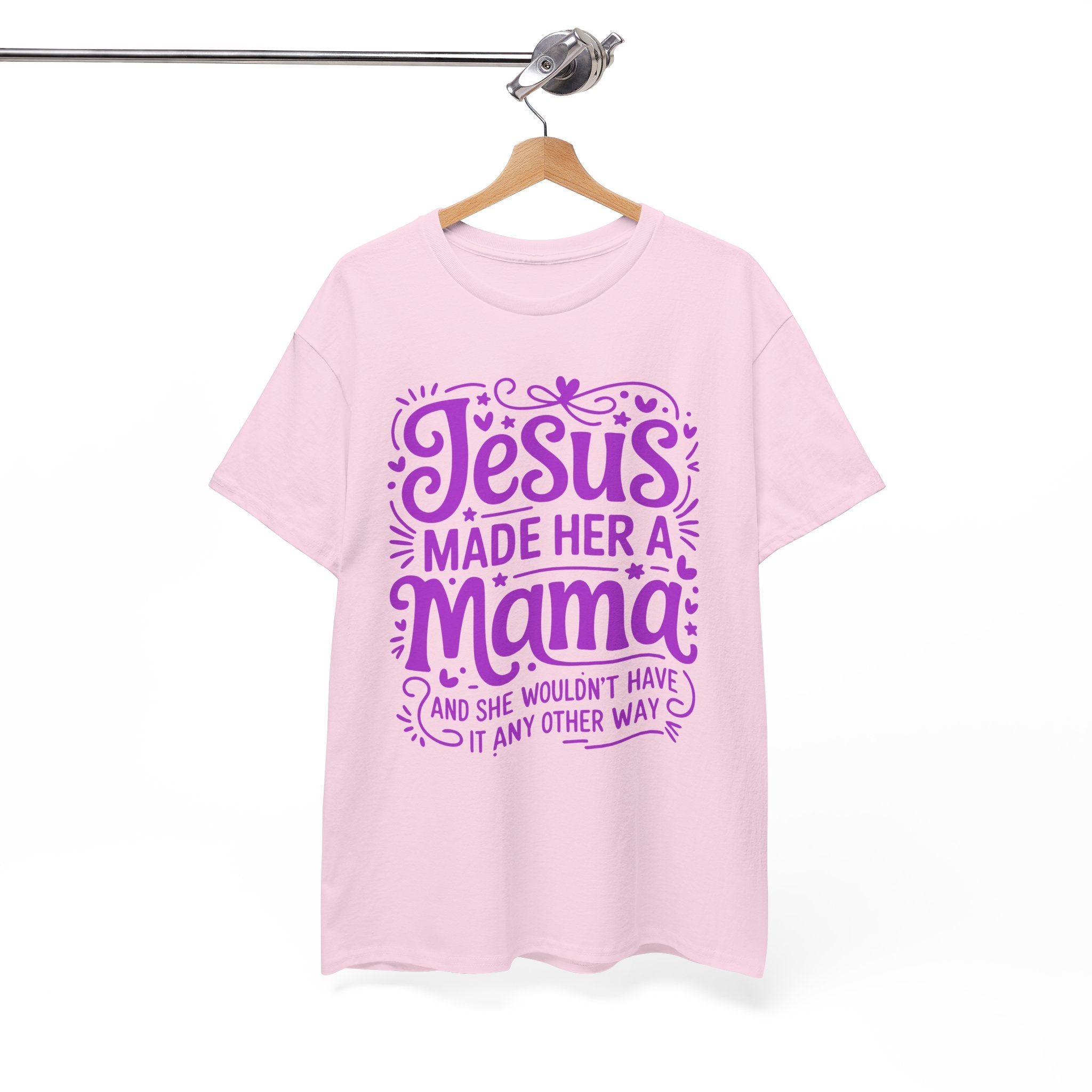 Jesus Made Her a Mama — Christian MamaUnisex Cotton T-Shirt