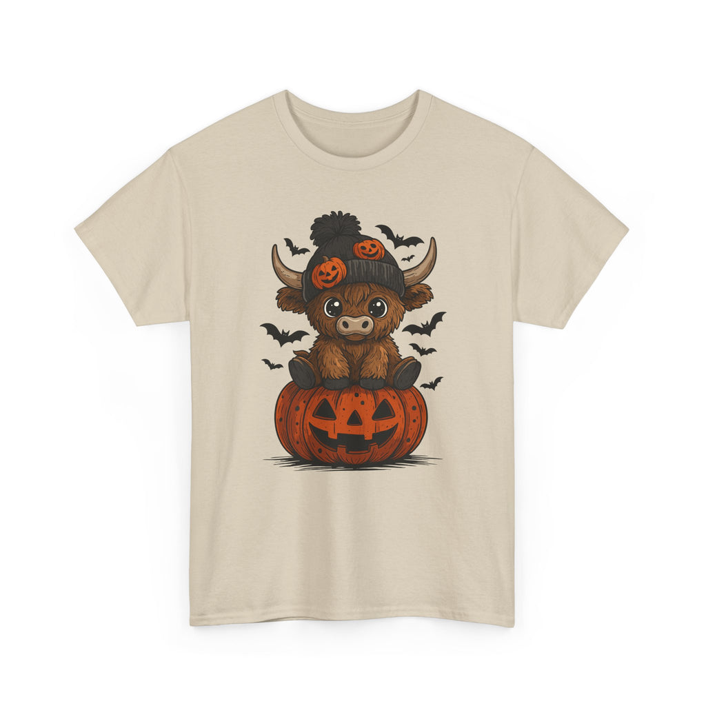 Halloween Cow Unisex Cotton Tshirt