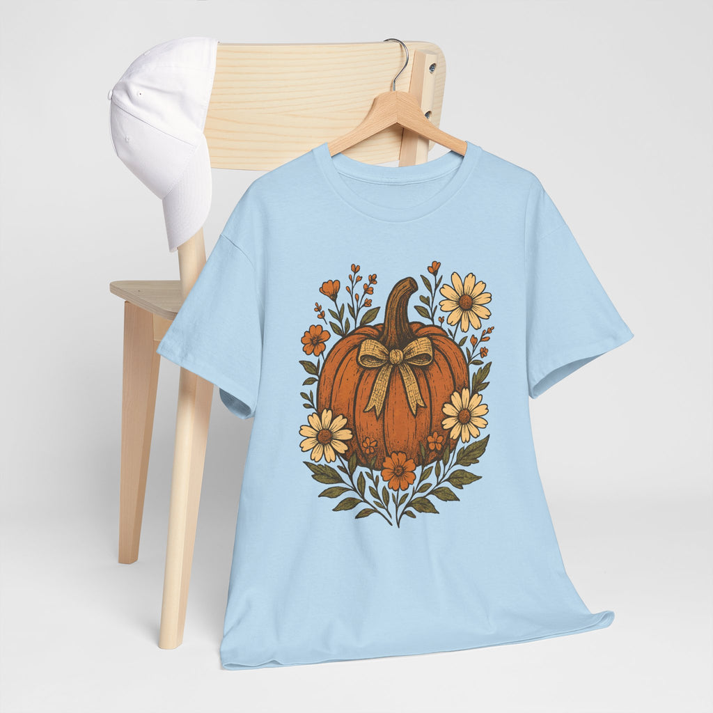 Pumpkin Daisy Unisex Cotton Tee