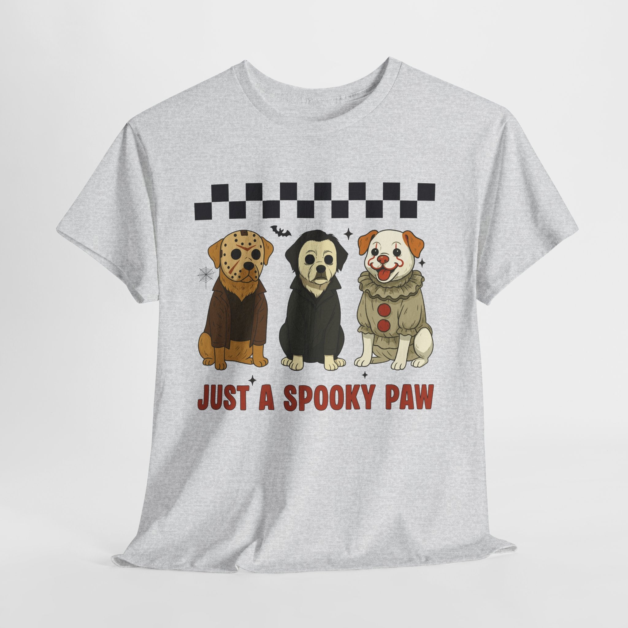Halloween "Just A Spooky Paw" Unisex Cotton Tee