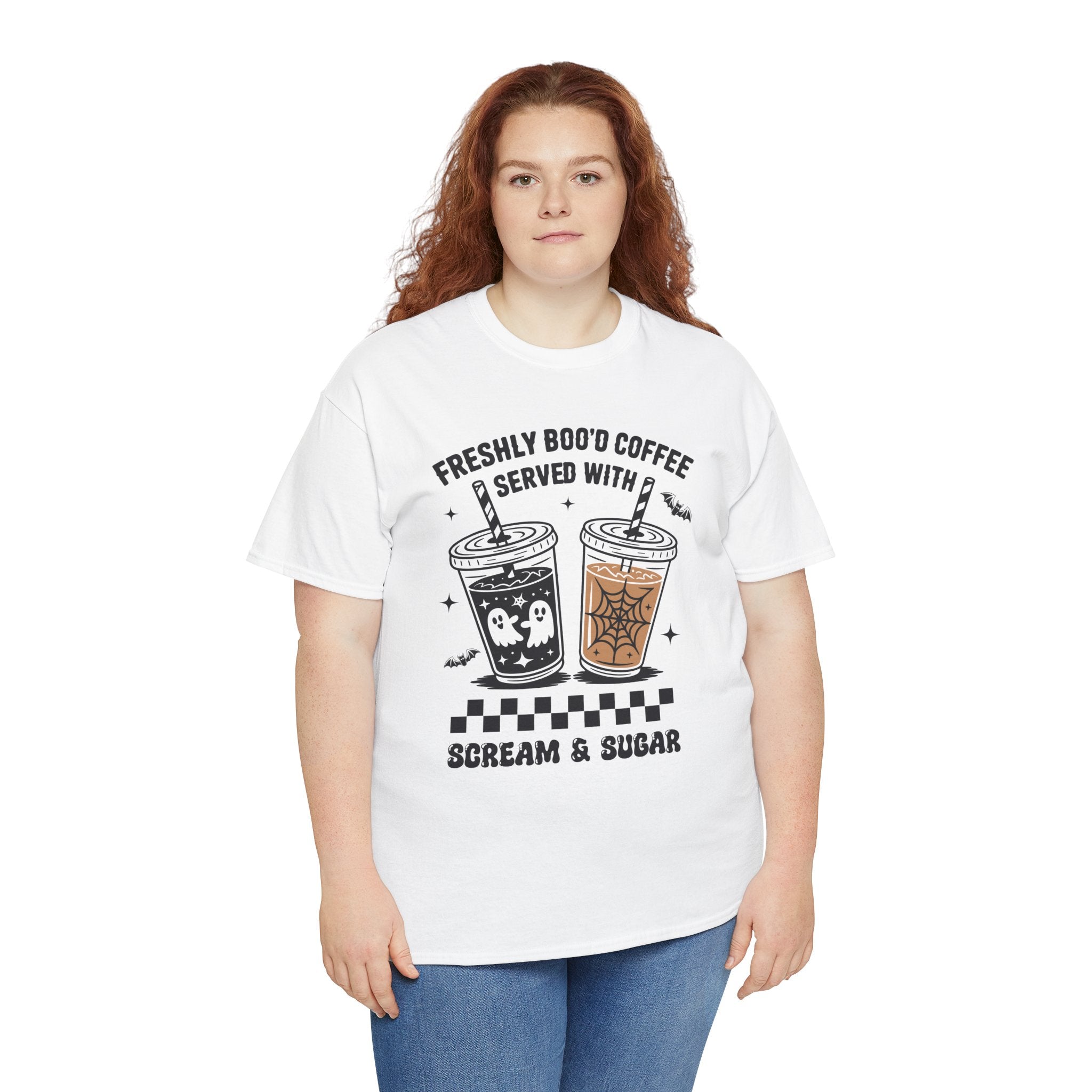 Halloween Iced Coffee Unisex Cotton Tee