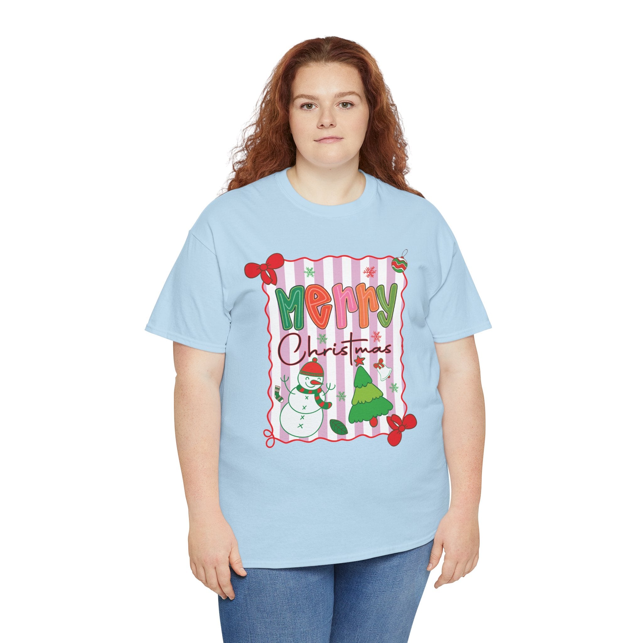 Christmas Snowman Unisex Cotton Tee