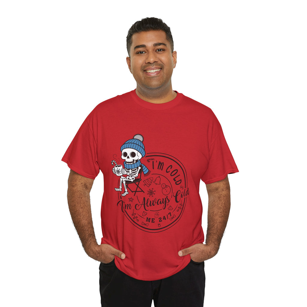 Cozy Skeleton Unisex Cotton Tee
