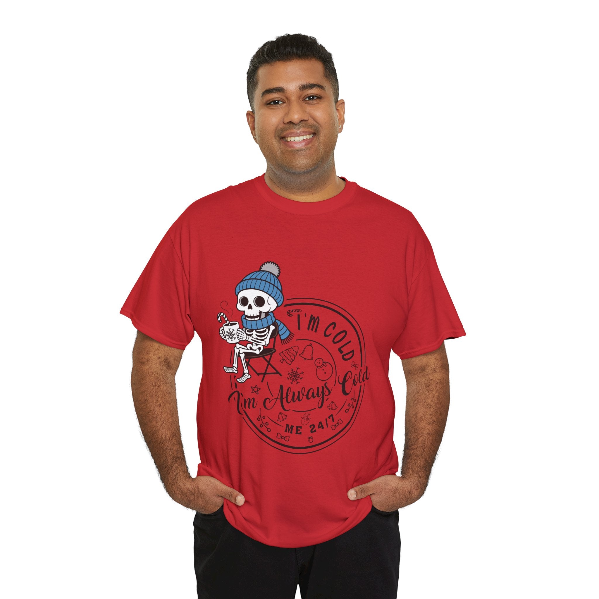 Cozy Skeleton Unisex Cotton Tee
