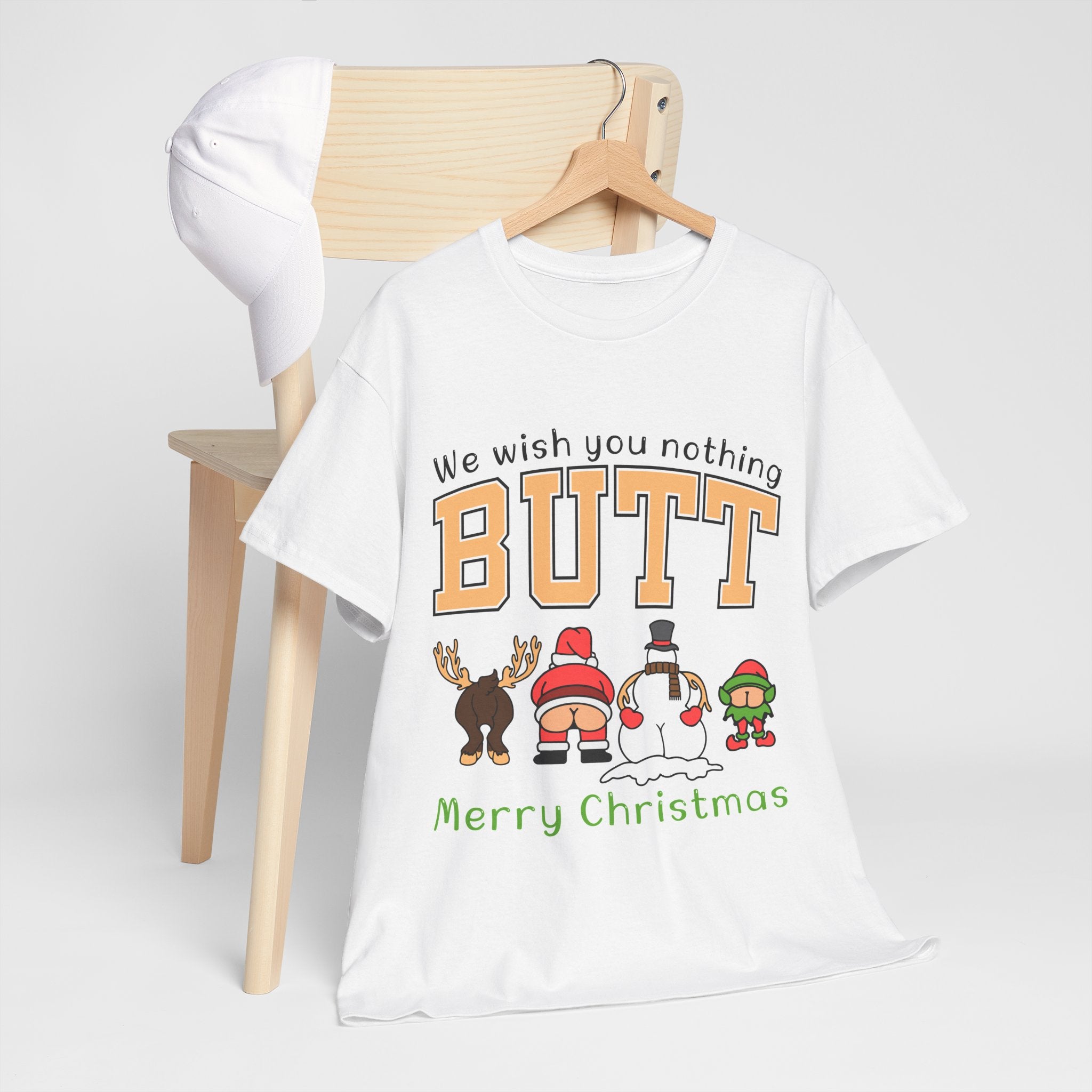 Christmas Butts Unisex Cotton Tee