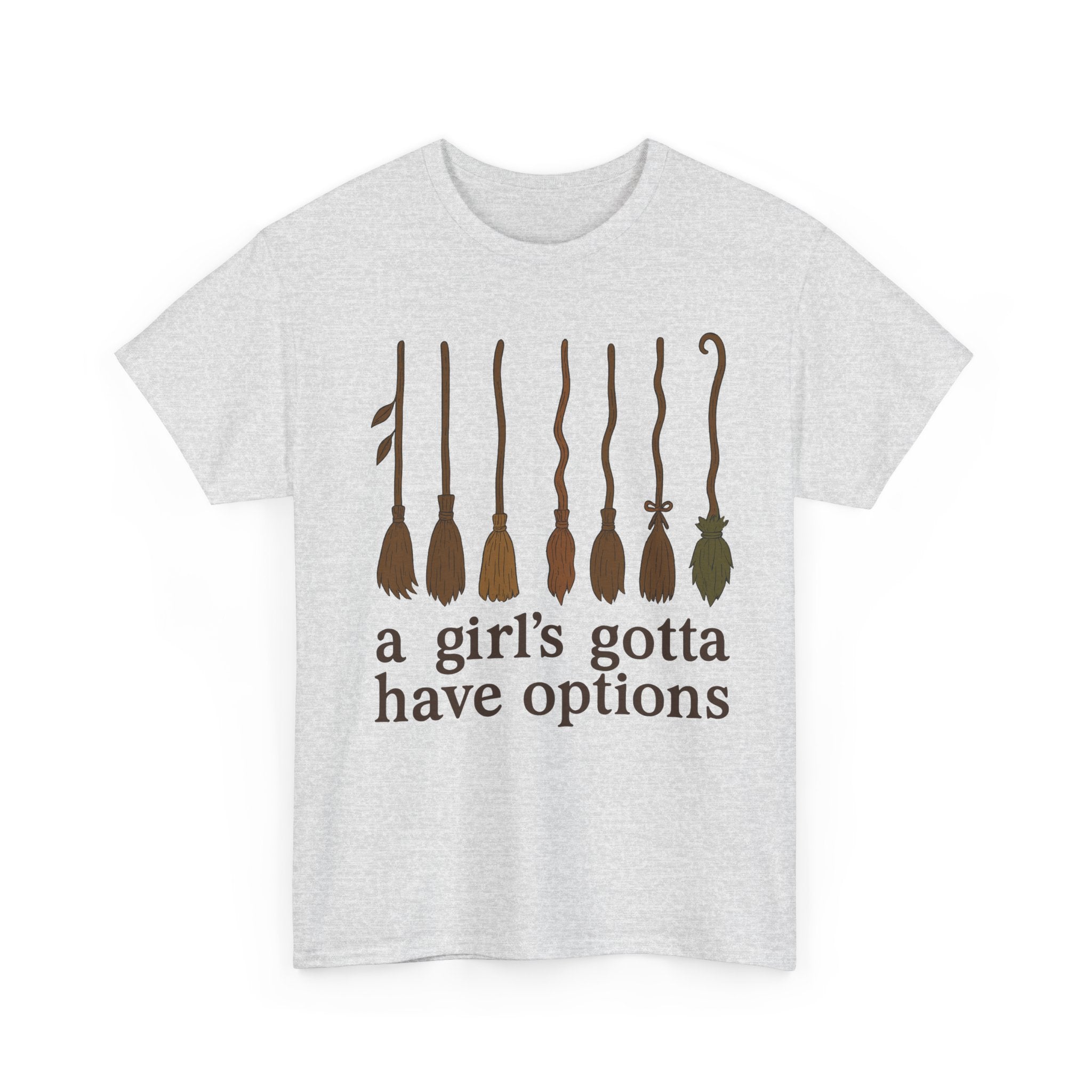 Witch Brooms Options Unisex Cotton Tee