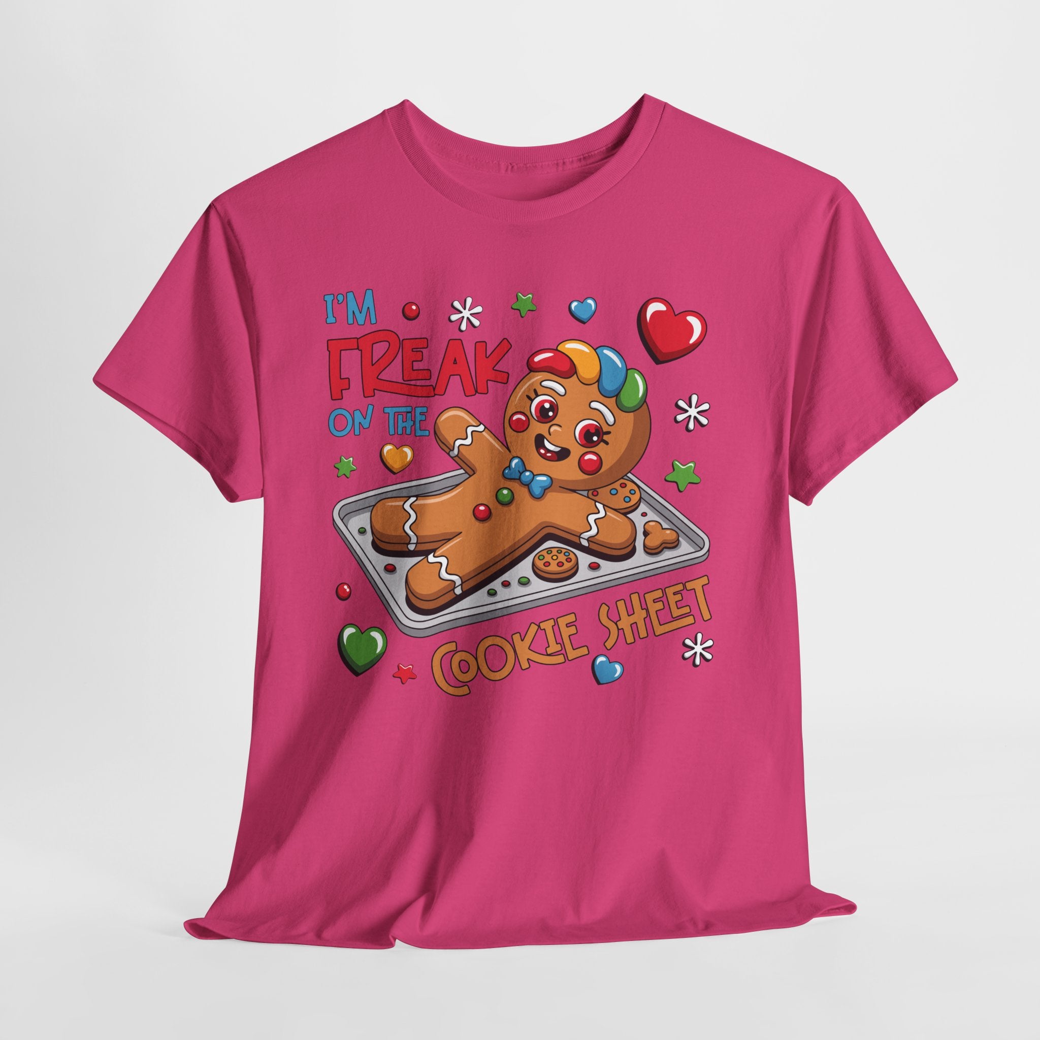 Gingerbread ‘I’m Freak on the Cookie Sheet’ Unisex Cotton Tee