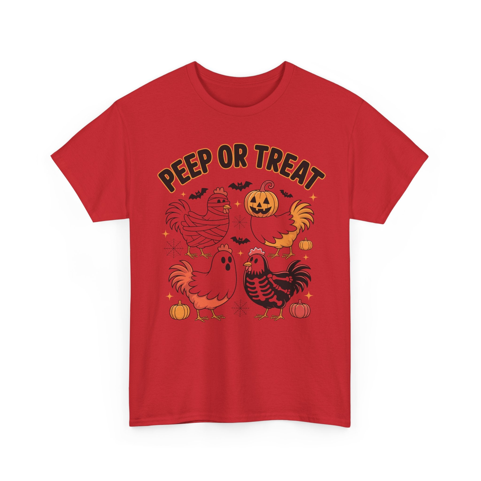 Peep or Treat Halloween Unisex Cotton Tee